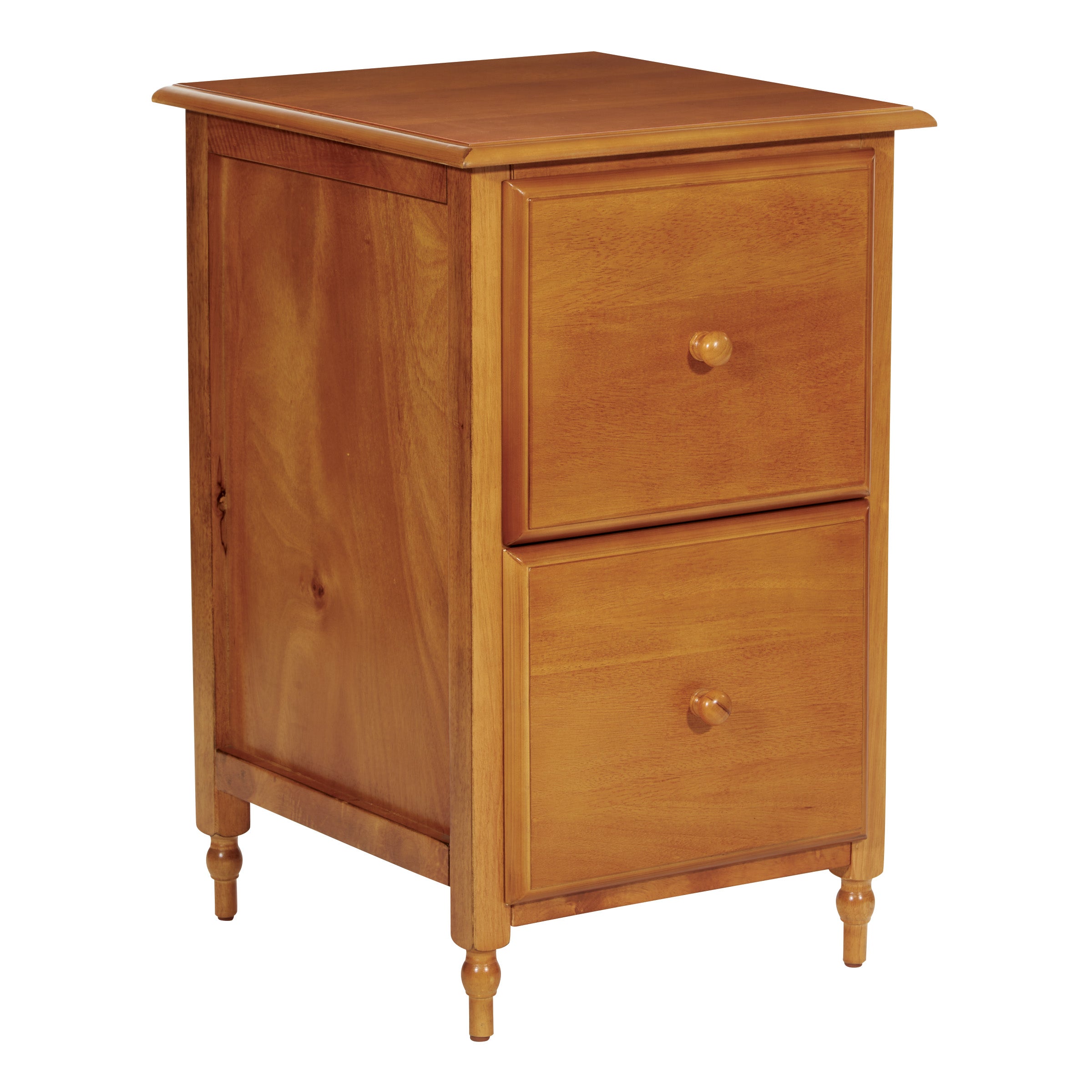 Knob Hill File Cabinet - Antique Cherry Finish
