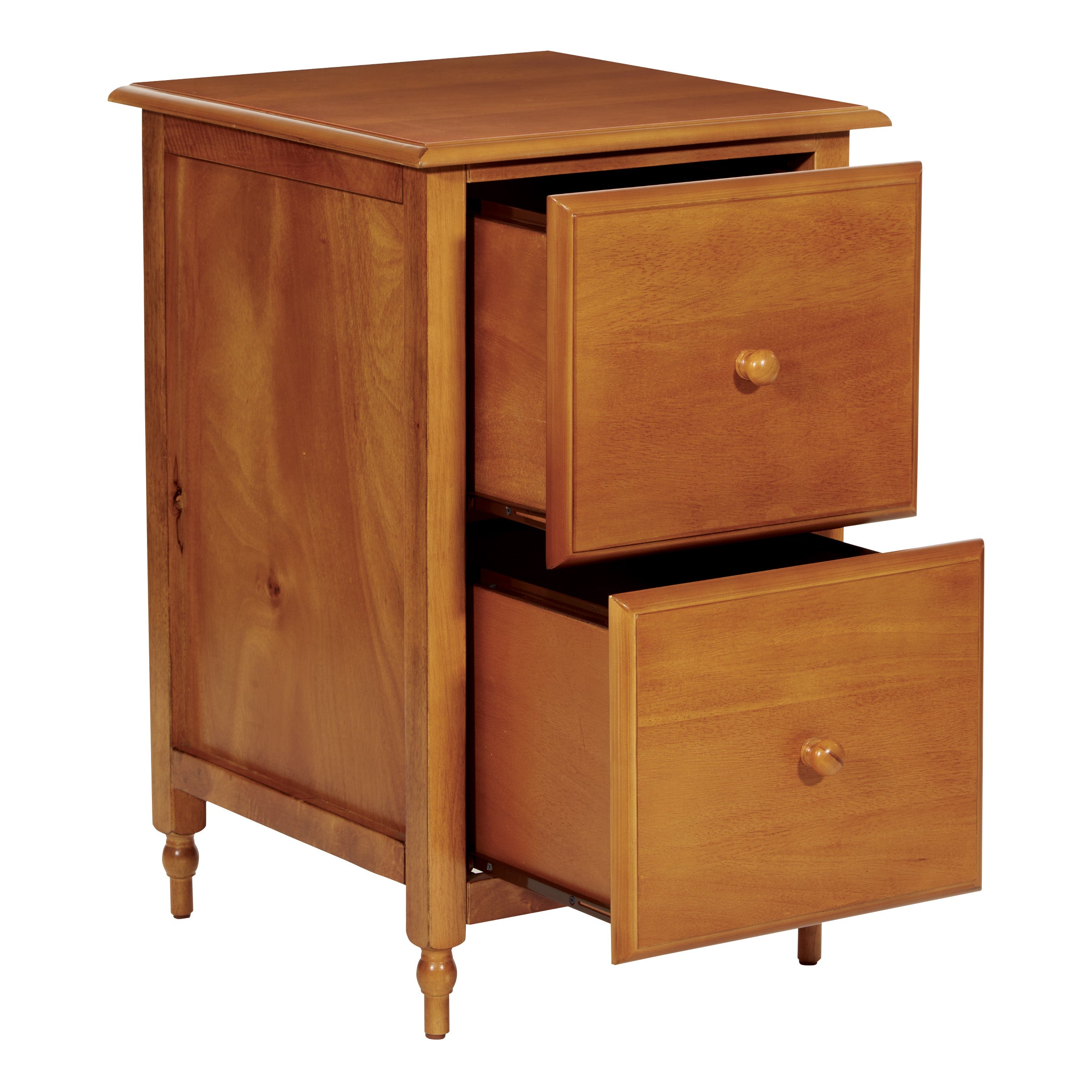 Knob Hill File Cabinet - Antique Cherry Finish