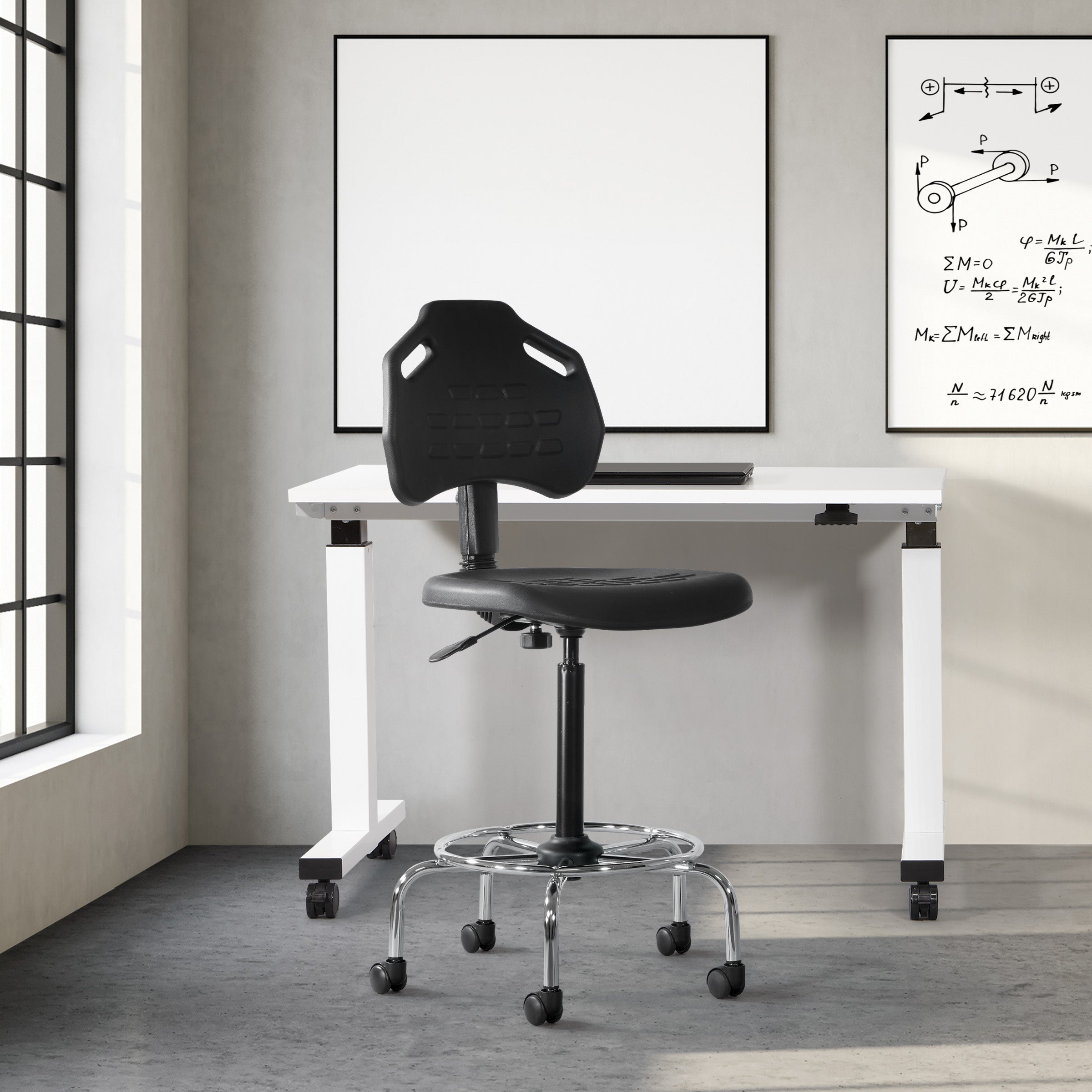 Drafting Chair - Black