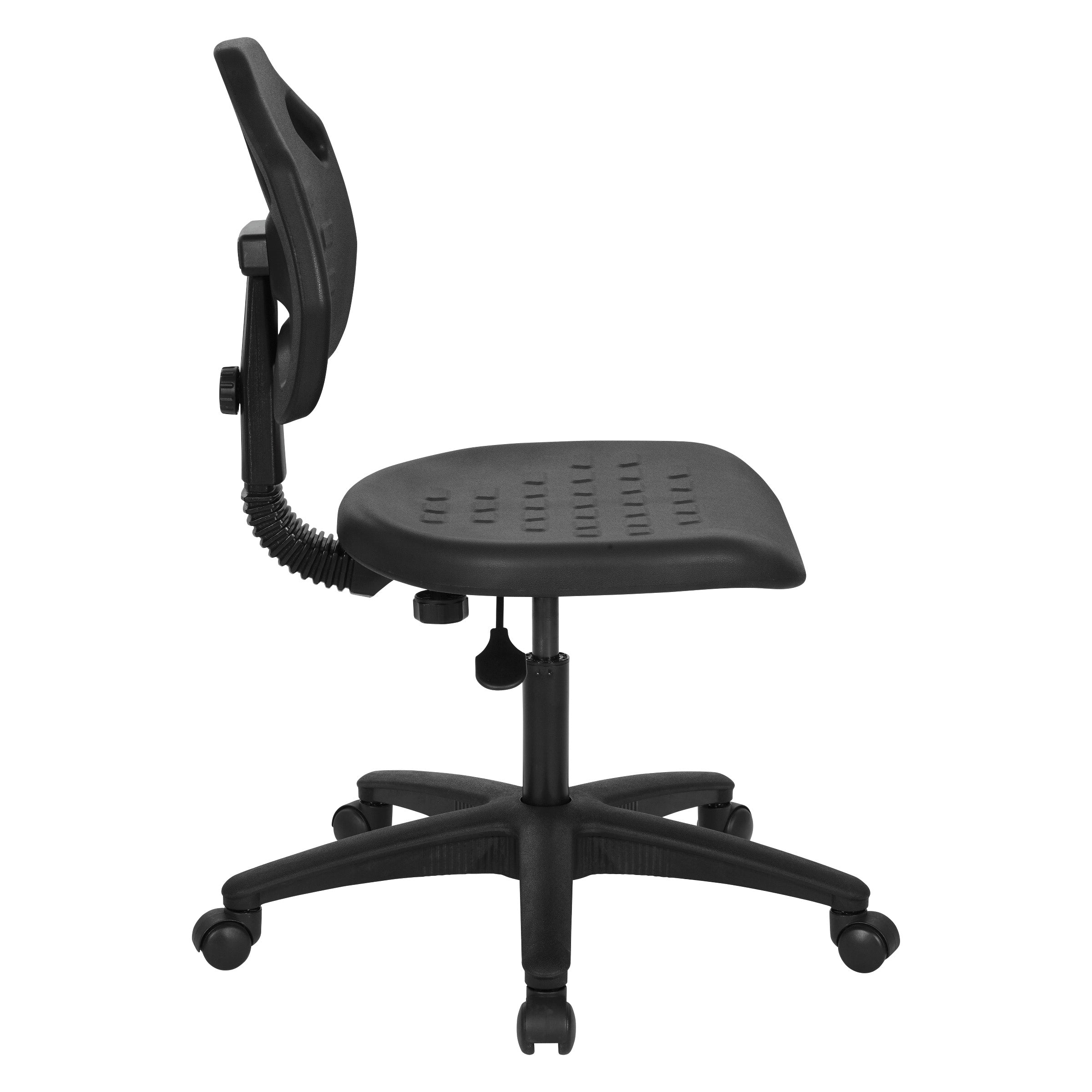 Armless Task Chair - Black