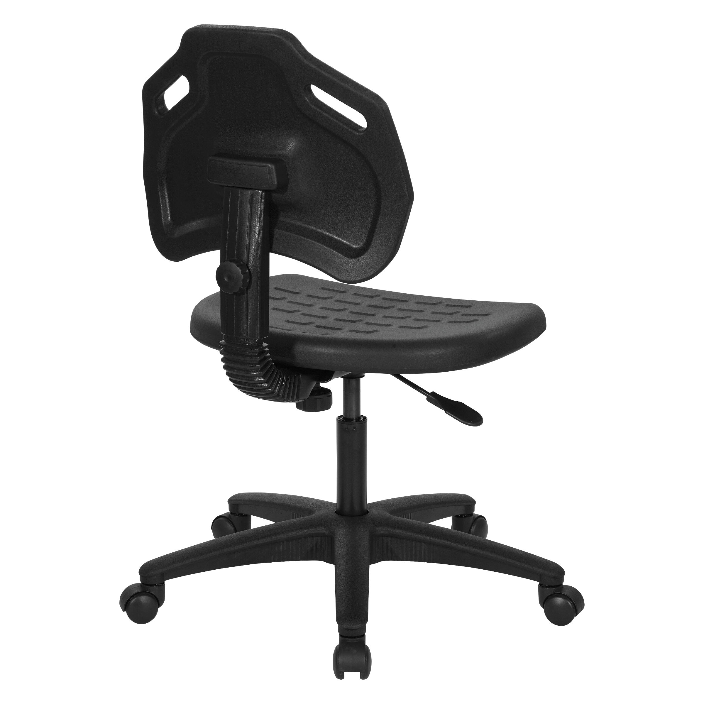 Armless Task Chair - Black