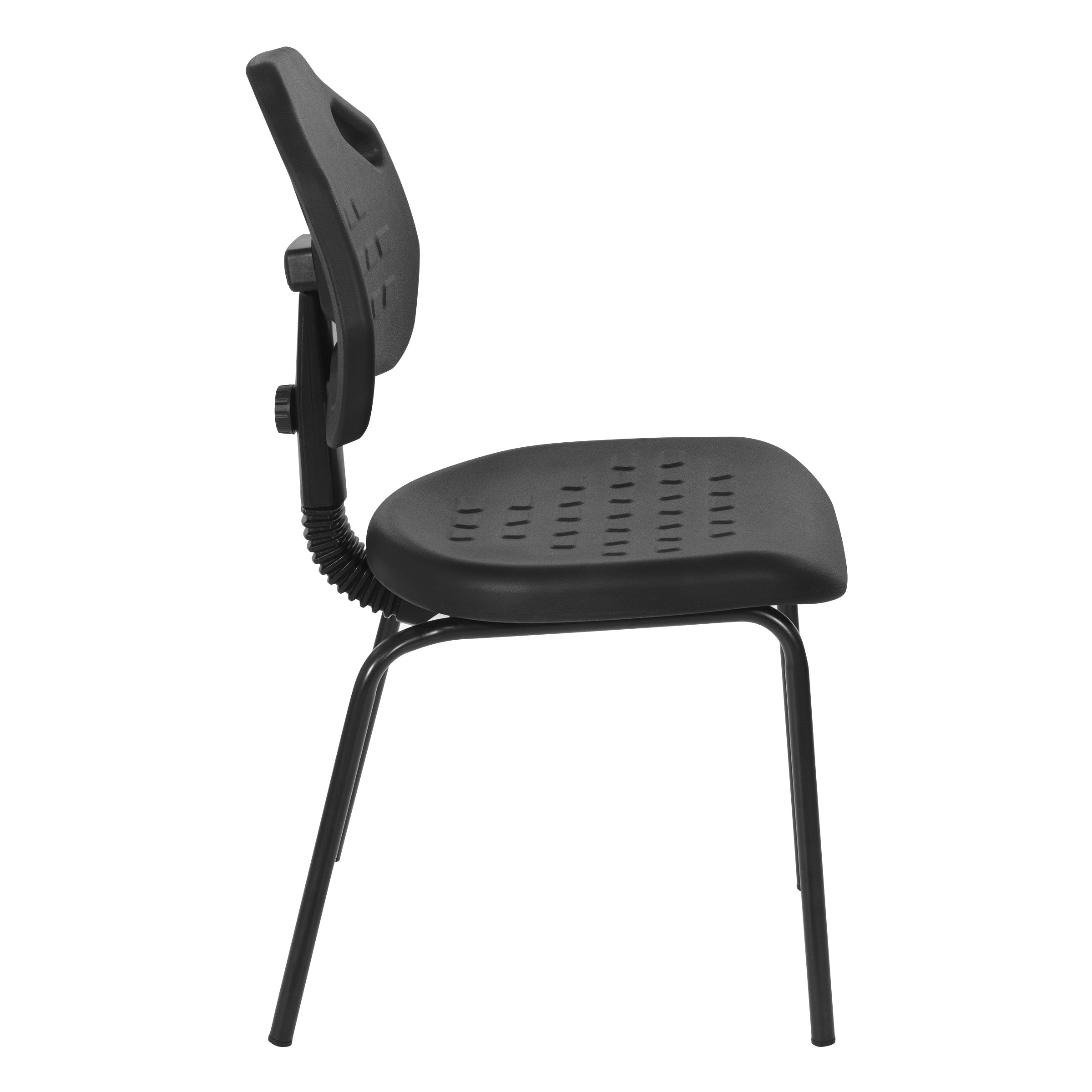 Armless Guest Chair - Black