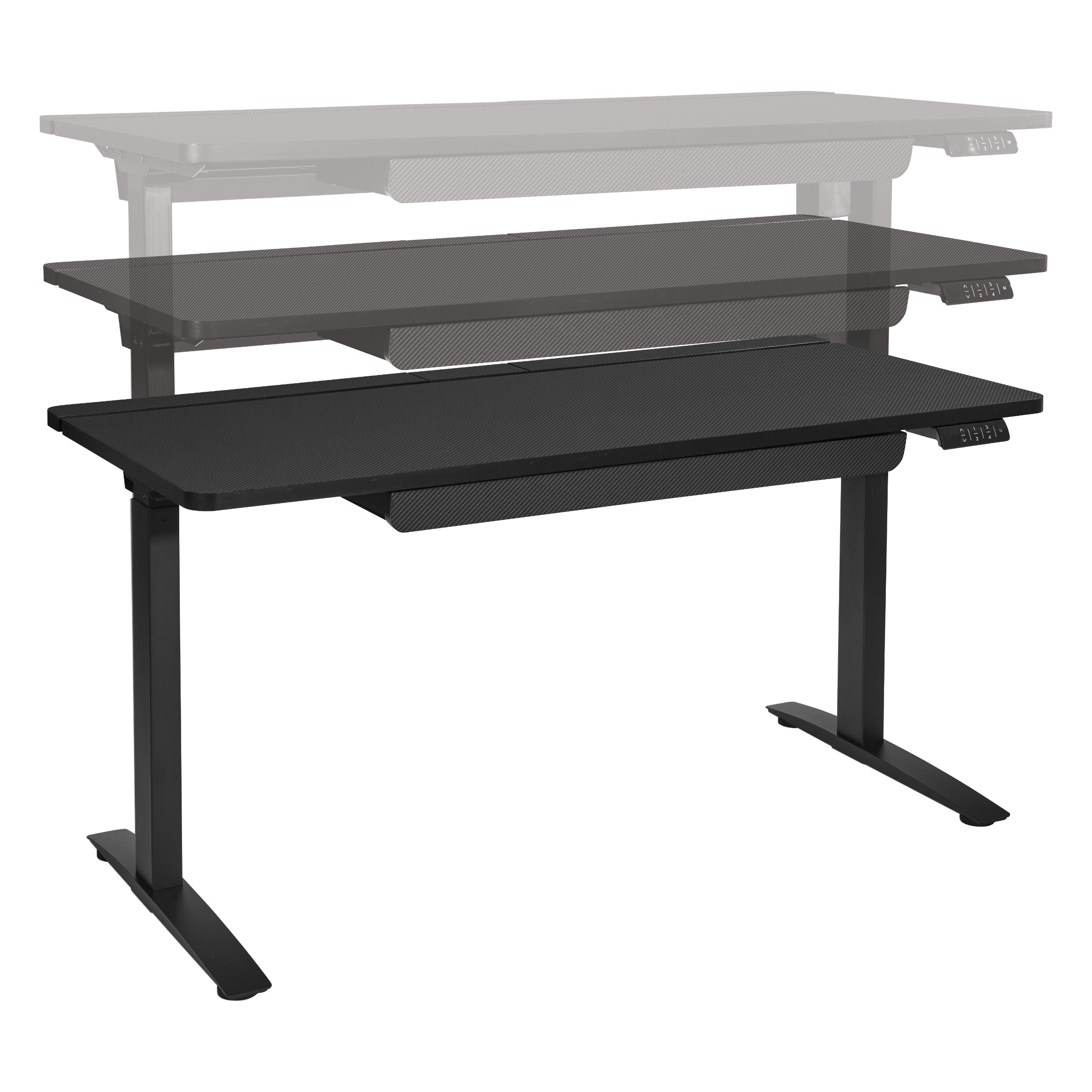 Kilo Electric Battlestation Desk - Grey