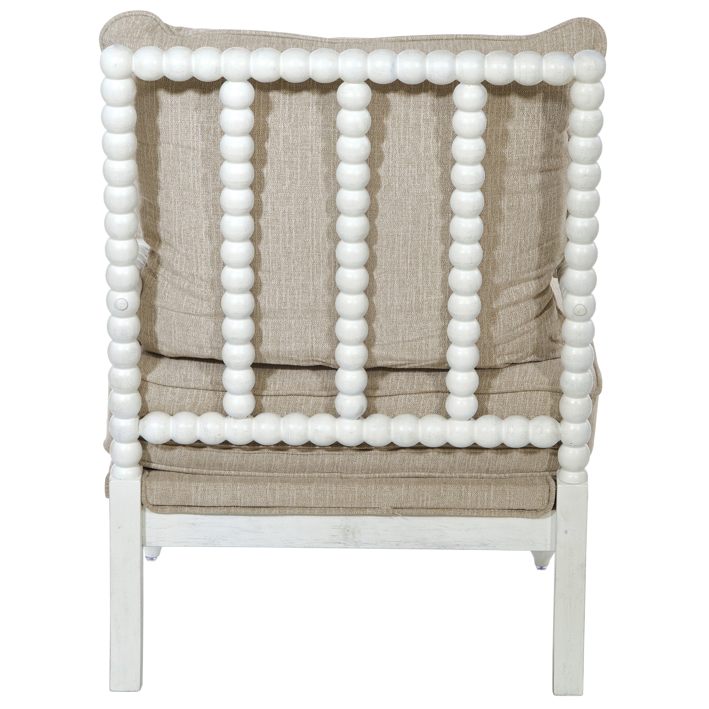 Kaylee Spindle Chair - Beige Linen