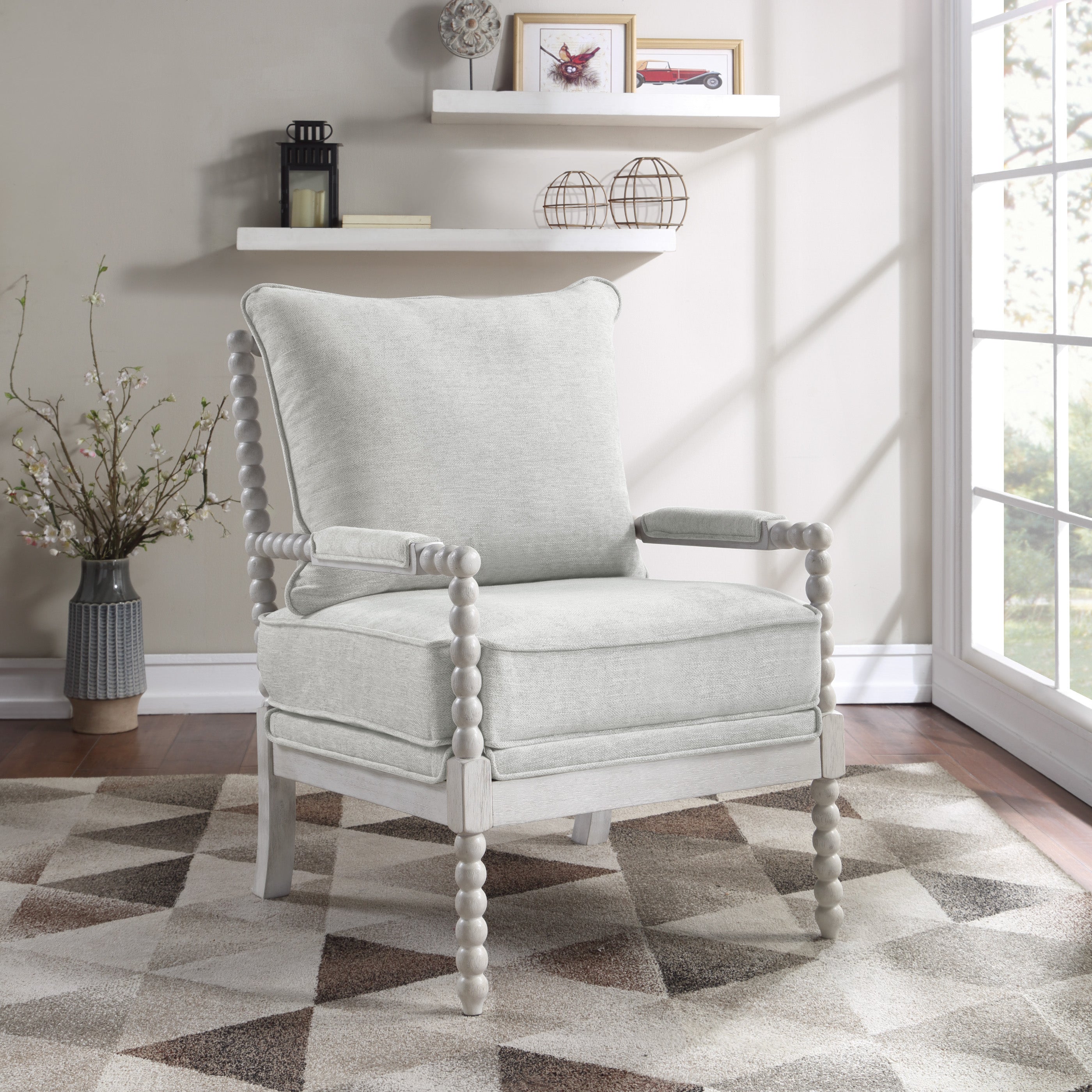 Kaylee Spindle Chair - Smoke