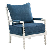 Kaylee Spindle Chair - Navy