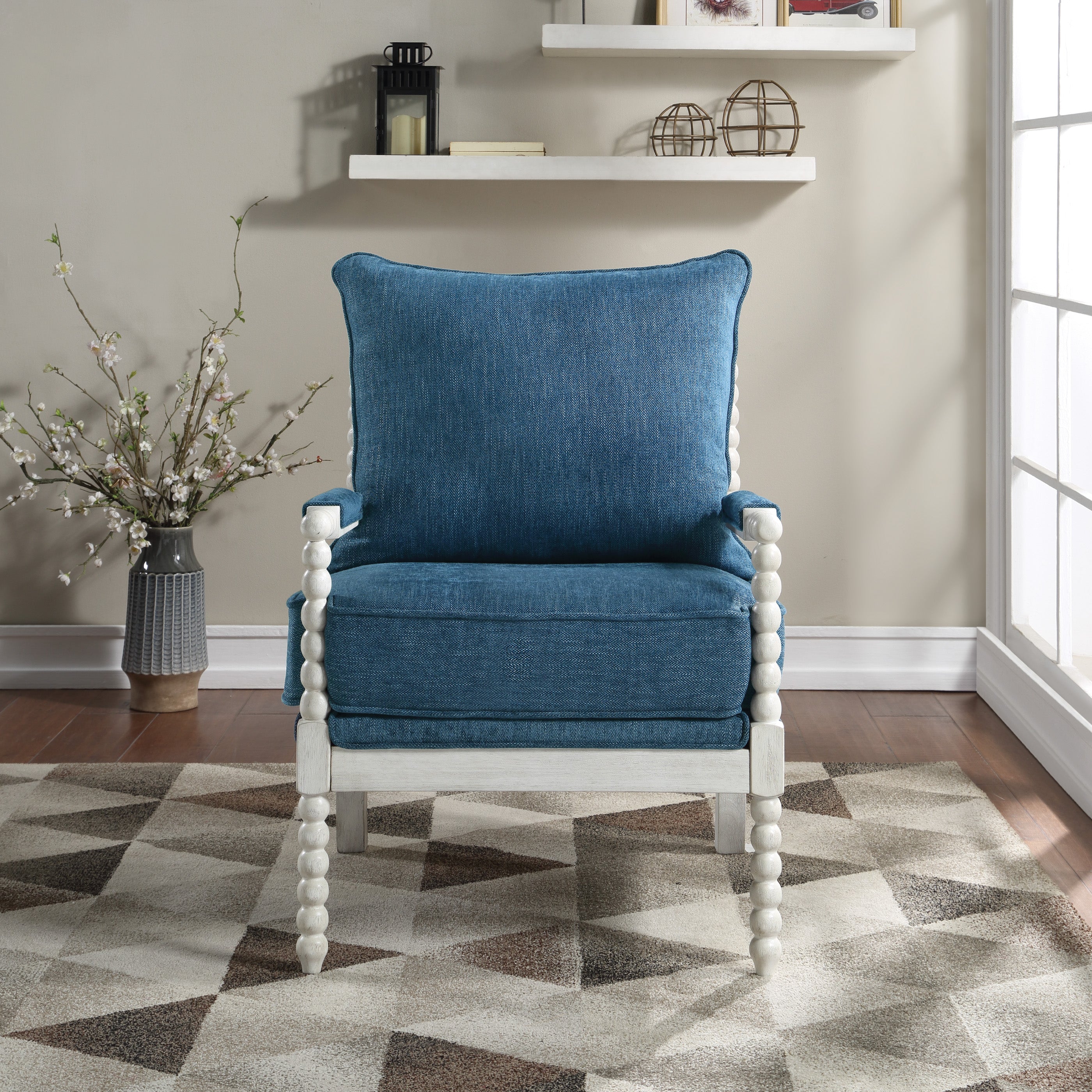 Kaylee Spindle Chair - Navy