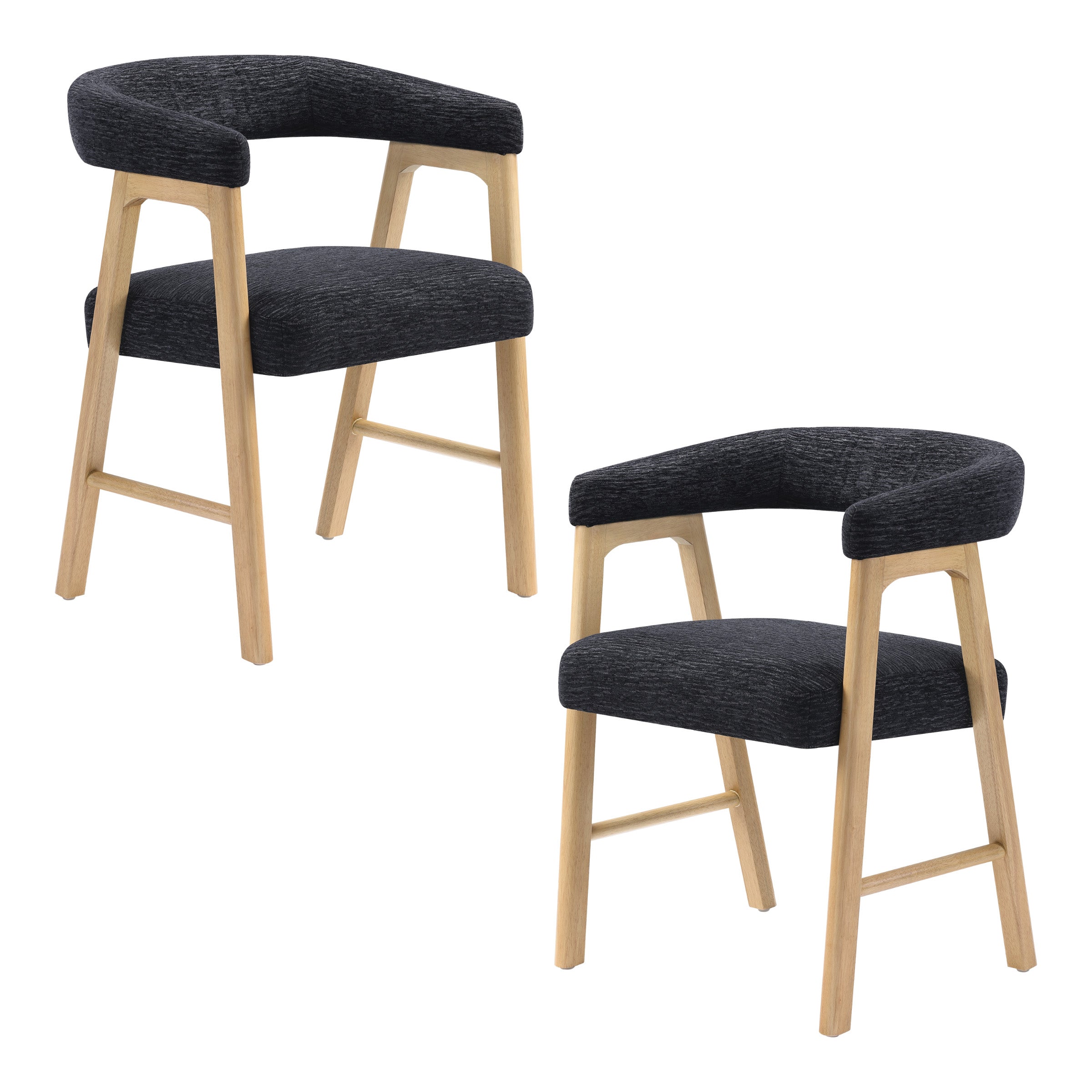 Kaley Dining Chair 2-Pack - Black