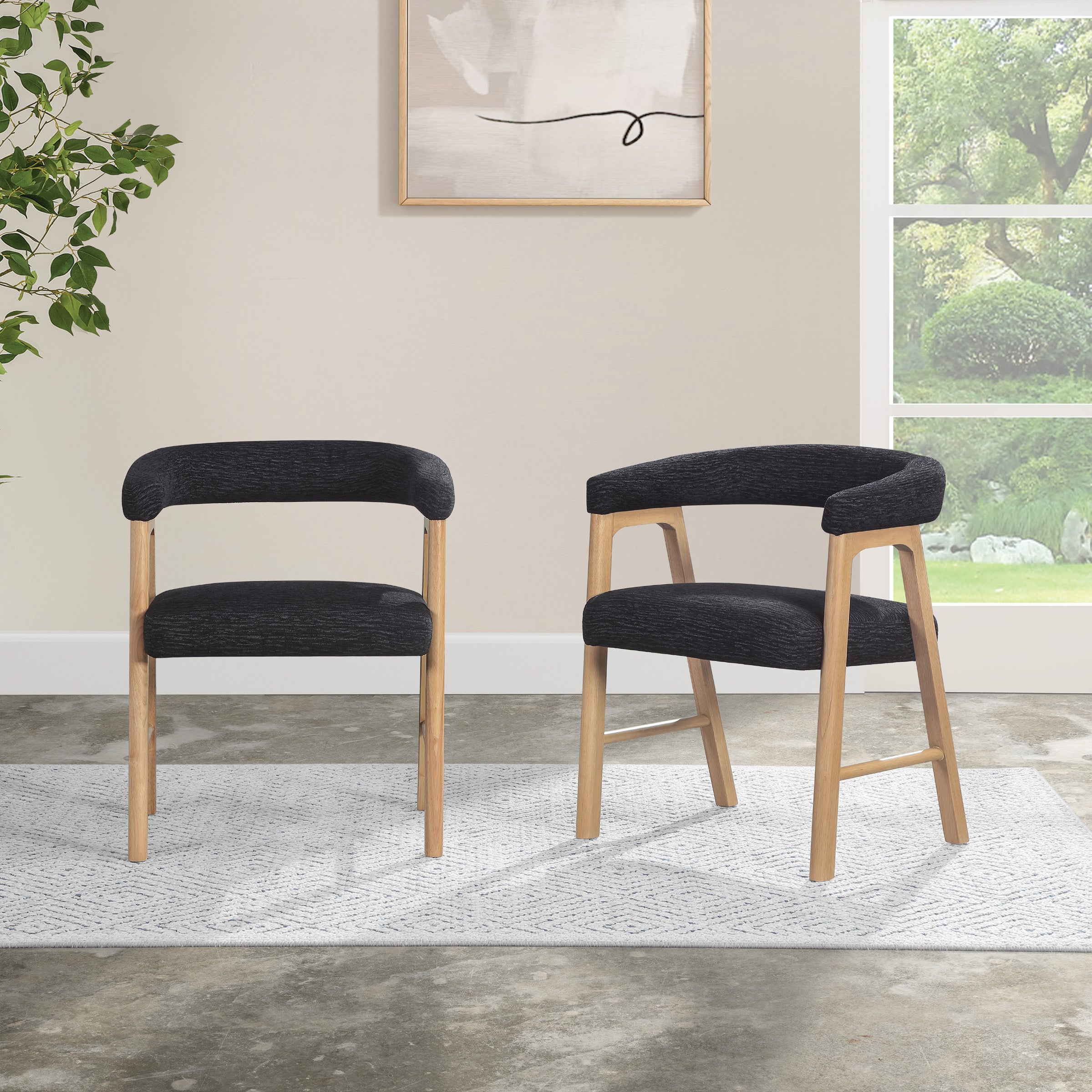 Kaley Dining Chair 2-Pack - Black