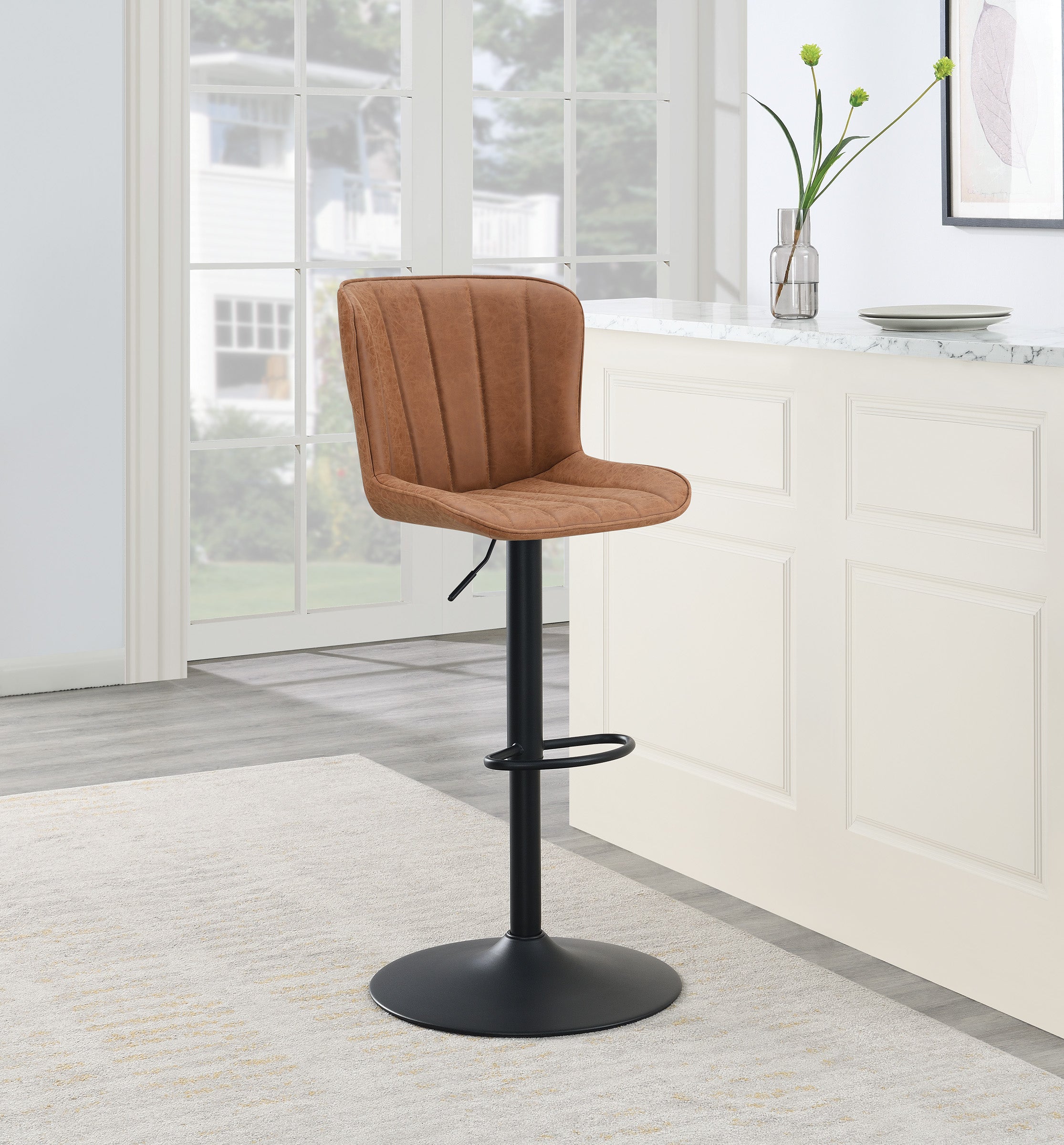 Kirkdale Height Adj Stool 2Pk - Sand