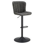 Kirkdale Height Adj Stool 2Pk - Charcoal
