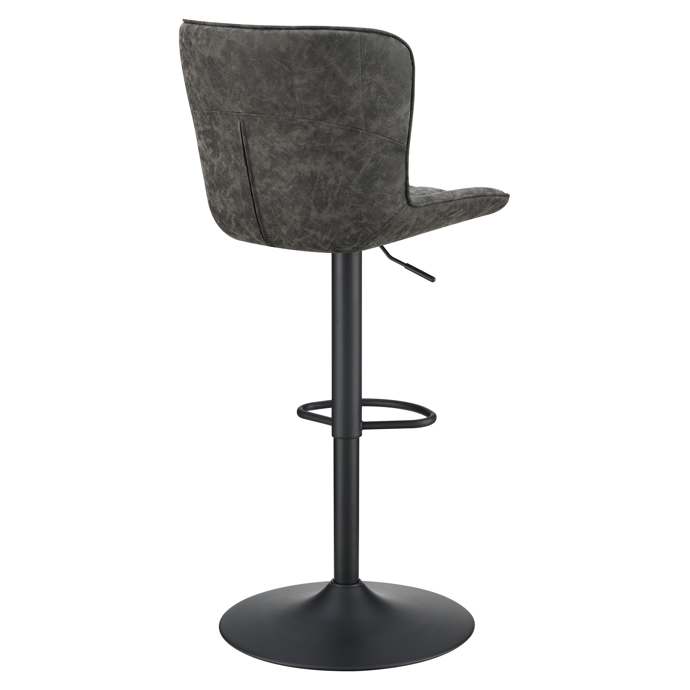 Kirkdale Height Adj Stool 2Pk - Charcoal