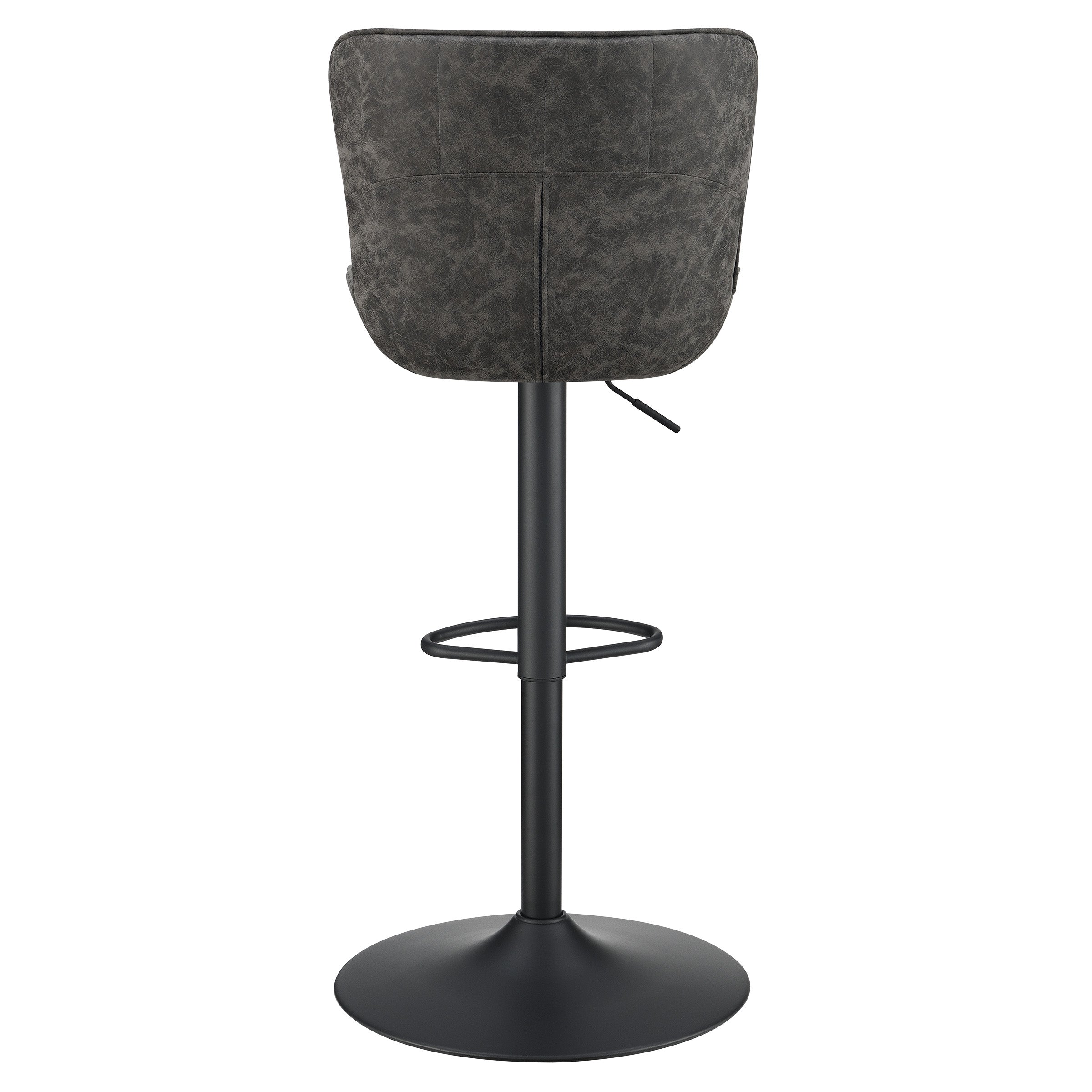 Kirkdale Height Adj Stool 2Pk - Charcoal