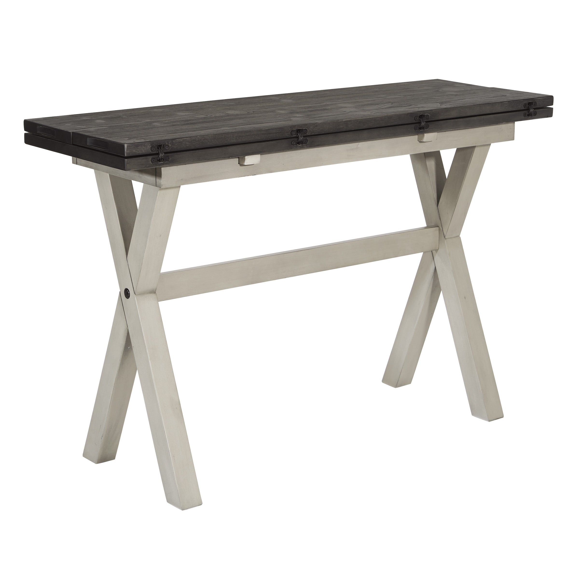 Kristen Flip Top Table - Charcoal