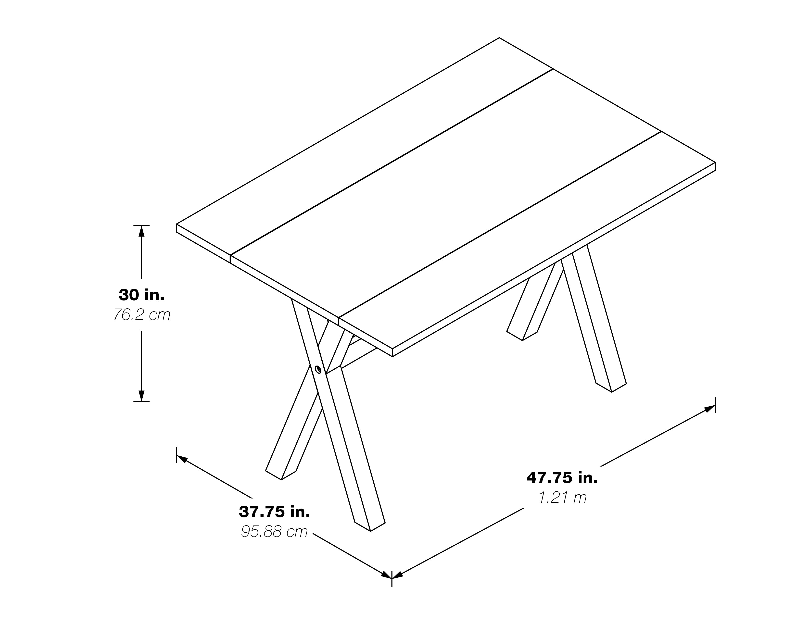 Kristen Flip Top Table - Charcoal