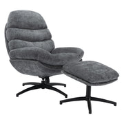 Kerry Swivel Lounge Chair - Grey