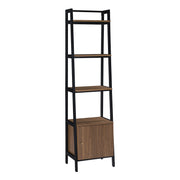 Lancaster 72" Ladder Bookcase - Majestic Walnut