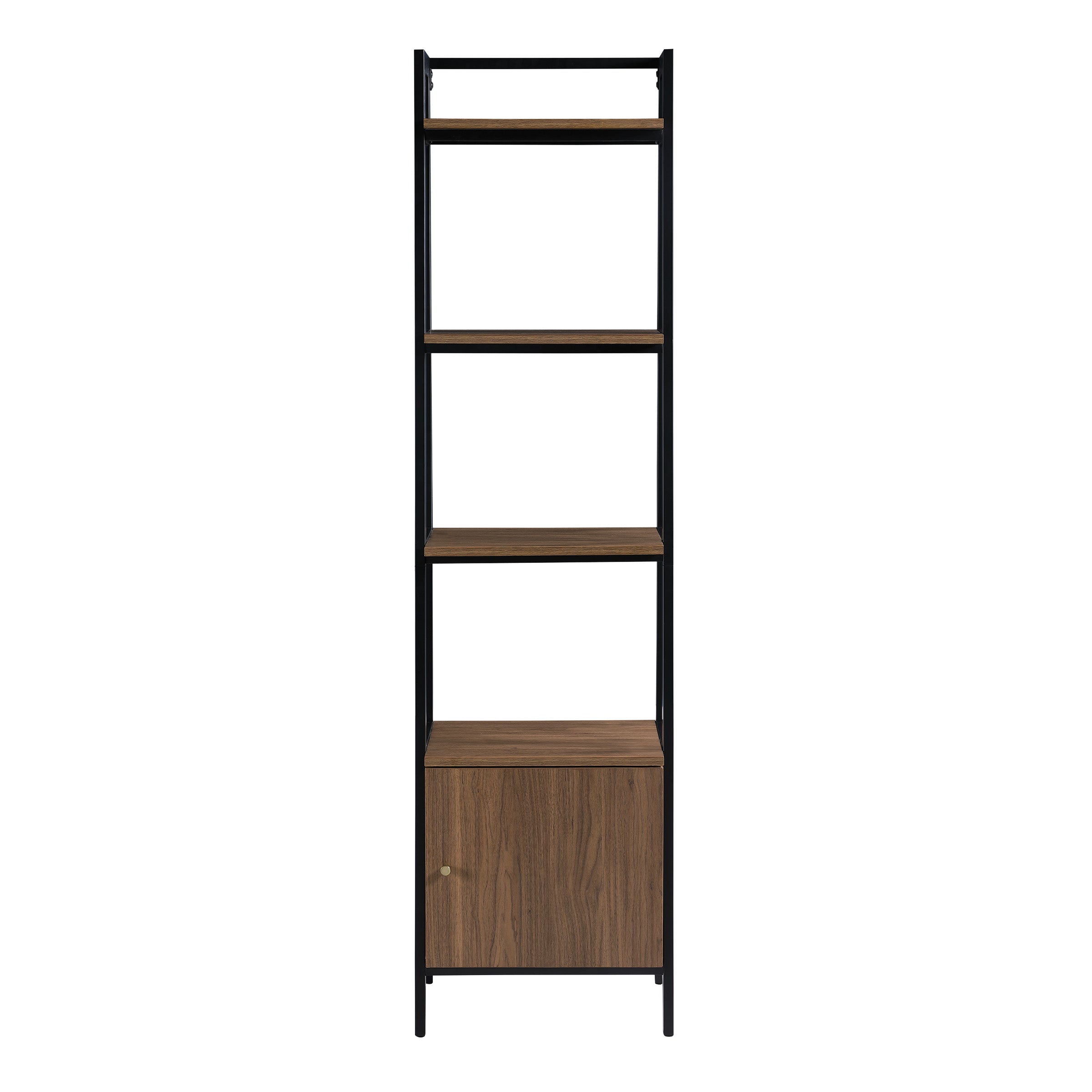Lancaster 72" Ladder Bookcase - Majestic Walnut