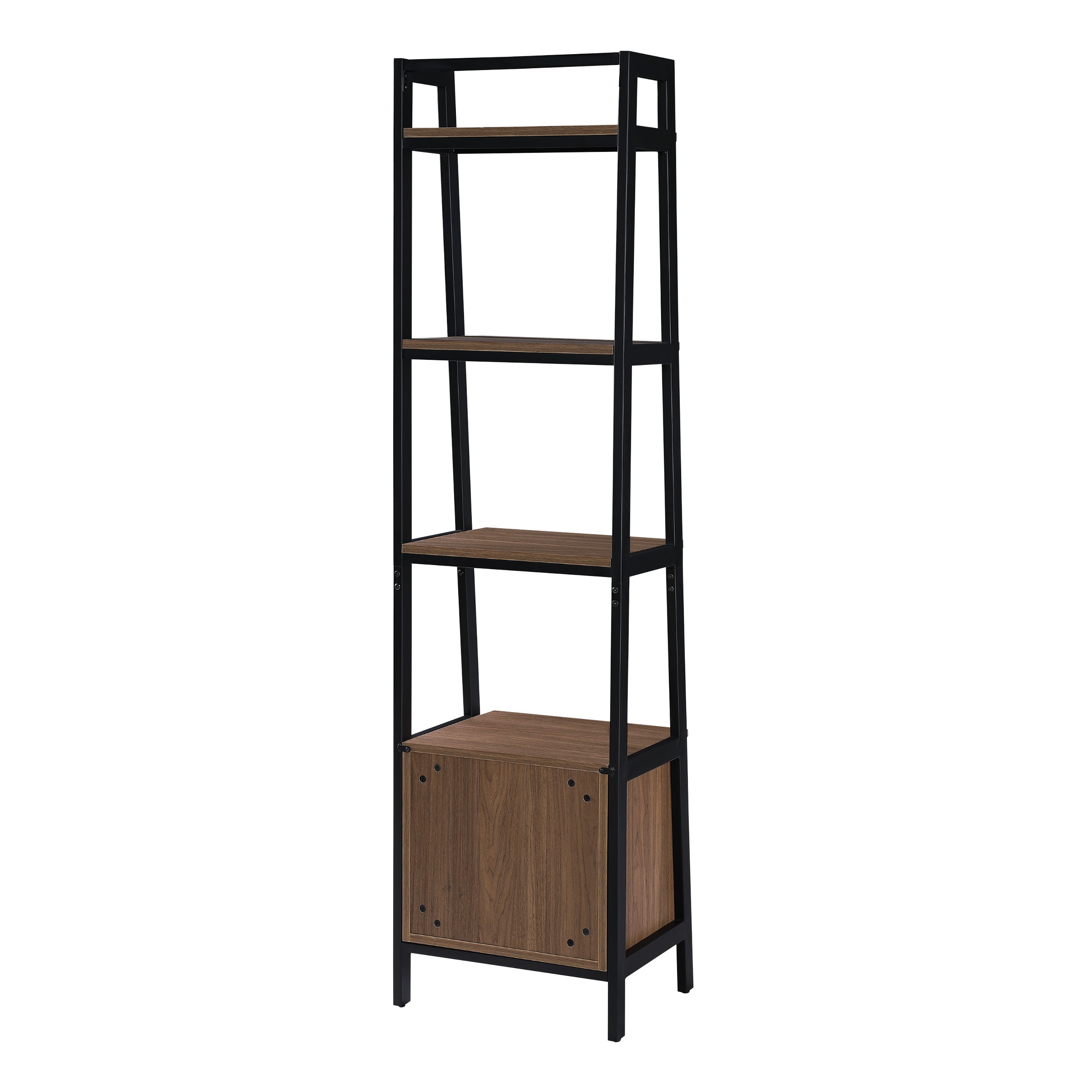Lancaster 72" Ladder Bookcase - Majestic Walnut