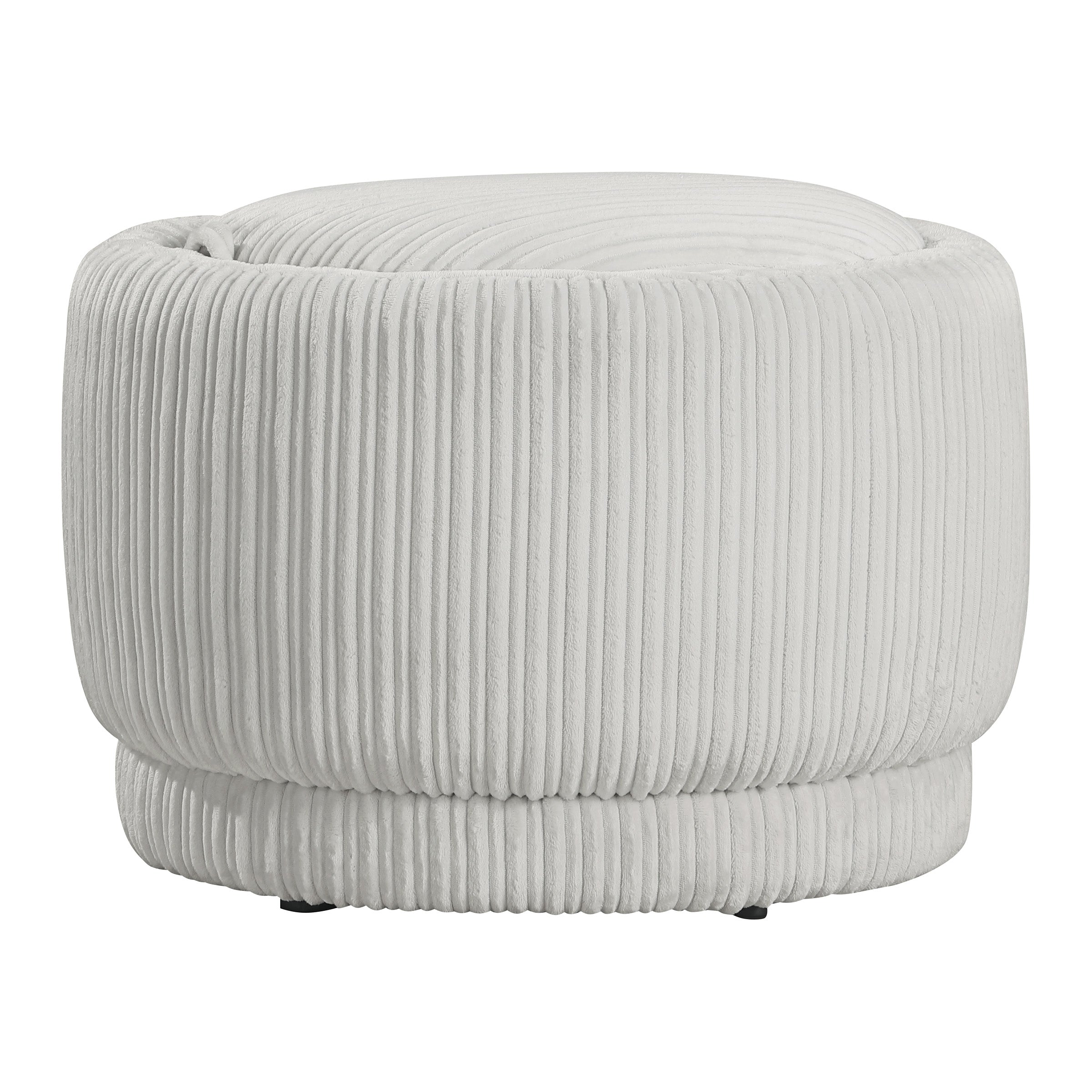 Lanyard Storage Ottoman - Taupe Cord