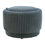 Lanyard Storage Ottoman - Slate Cord
