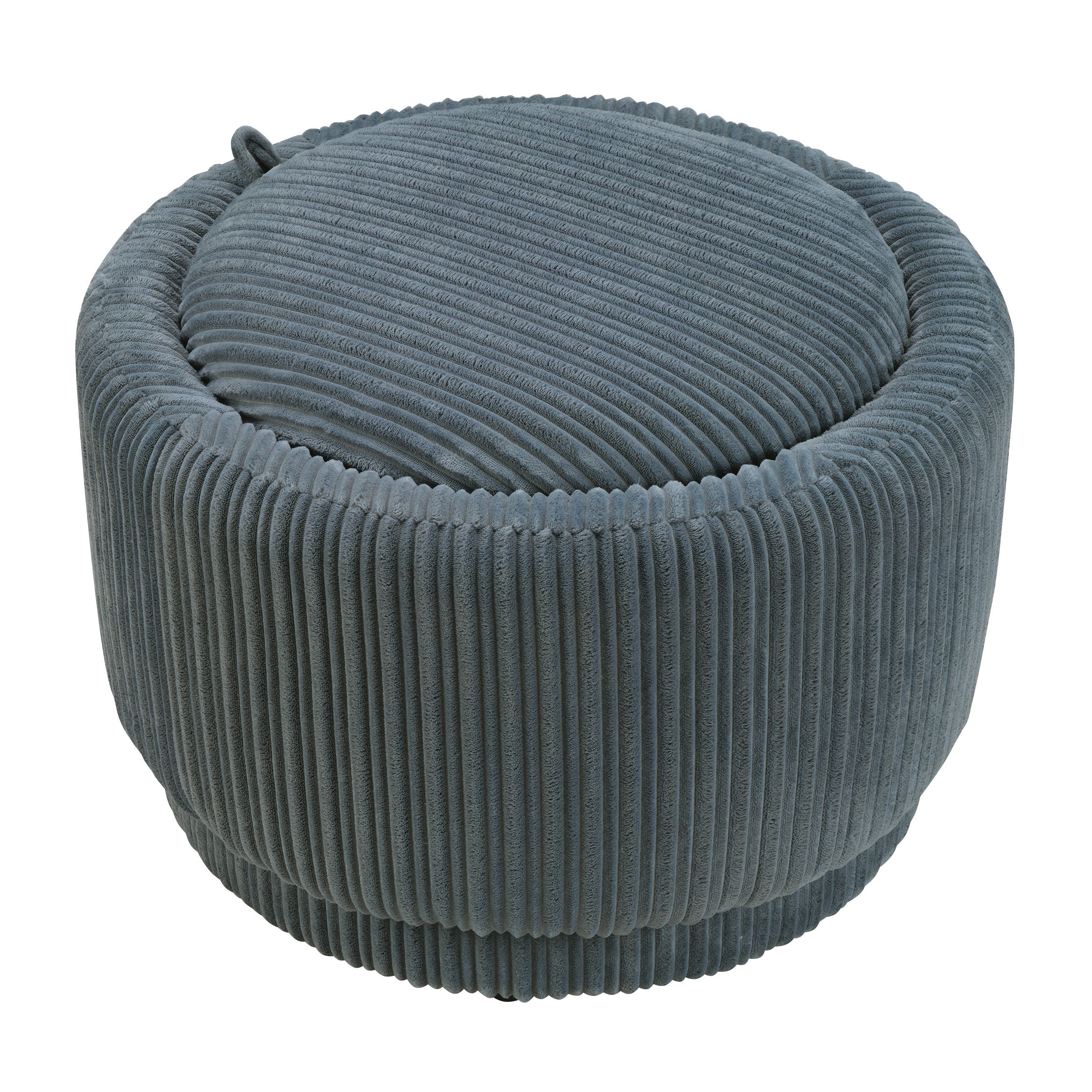 Lanyard Storage Ottoman - Slate Cord