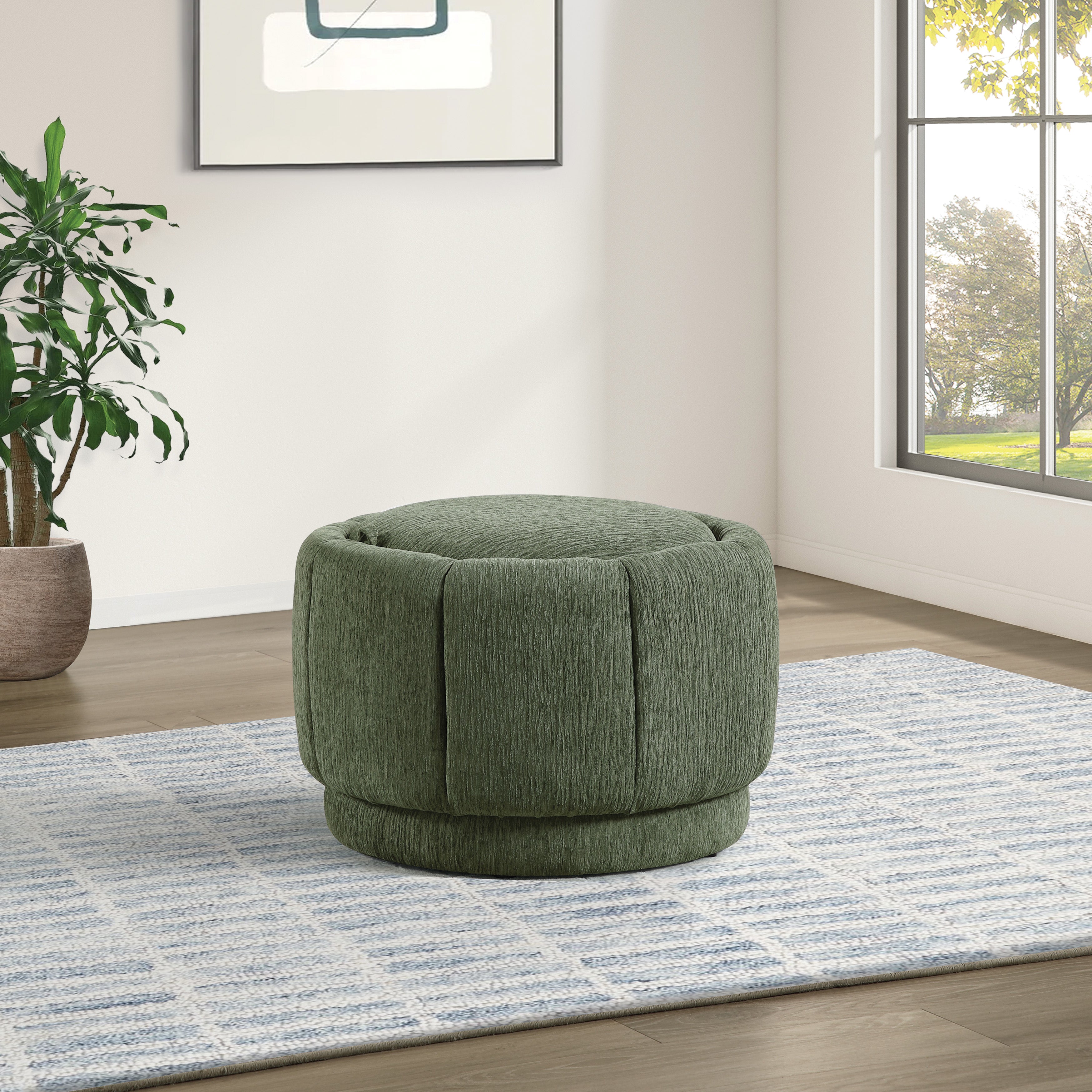 Lanyard Storage Ottoman - Pine