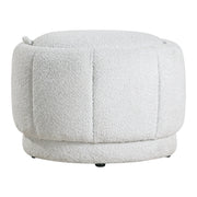 Lanyard Storage Ottoman - Sherpa Parchment
