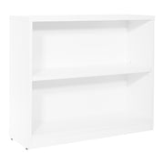 36Wx12Dx30H 2-Shelf Bookcase with 1" Thick Shelves - White