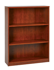 36Wx12Dx48H 3-Shelf Bookcase with 1" Thick Shelves - Cherry