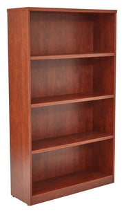 36Wx12Dx60H 4-Shelf Bookcase with 1" Thick Shelves - - Cherry