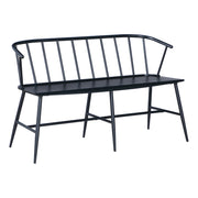 Lincoln All Metal Bench - Black