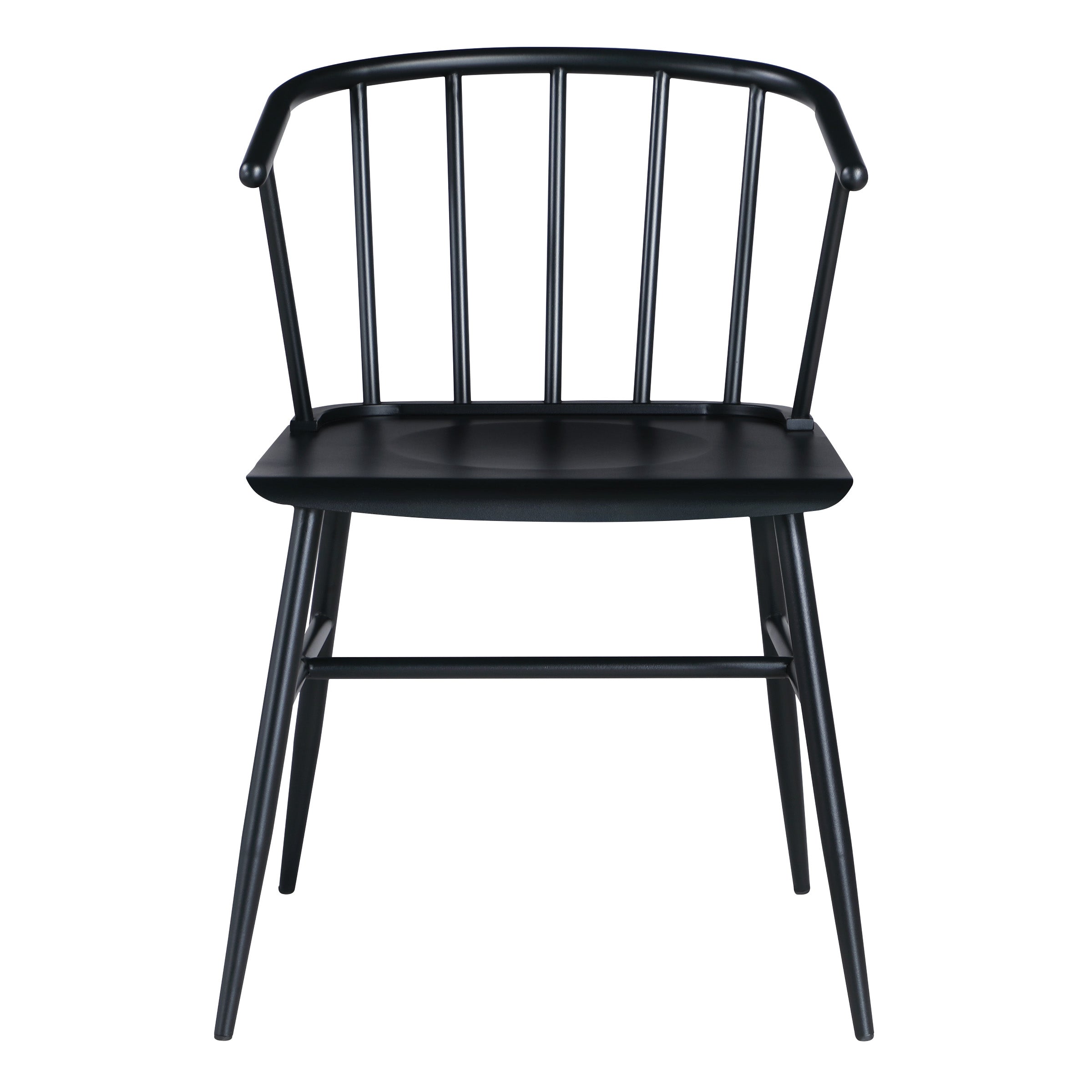 Lincoln All Metal Chair - Black