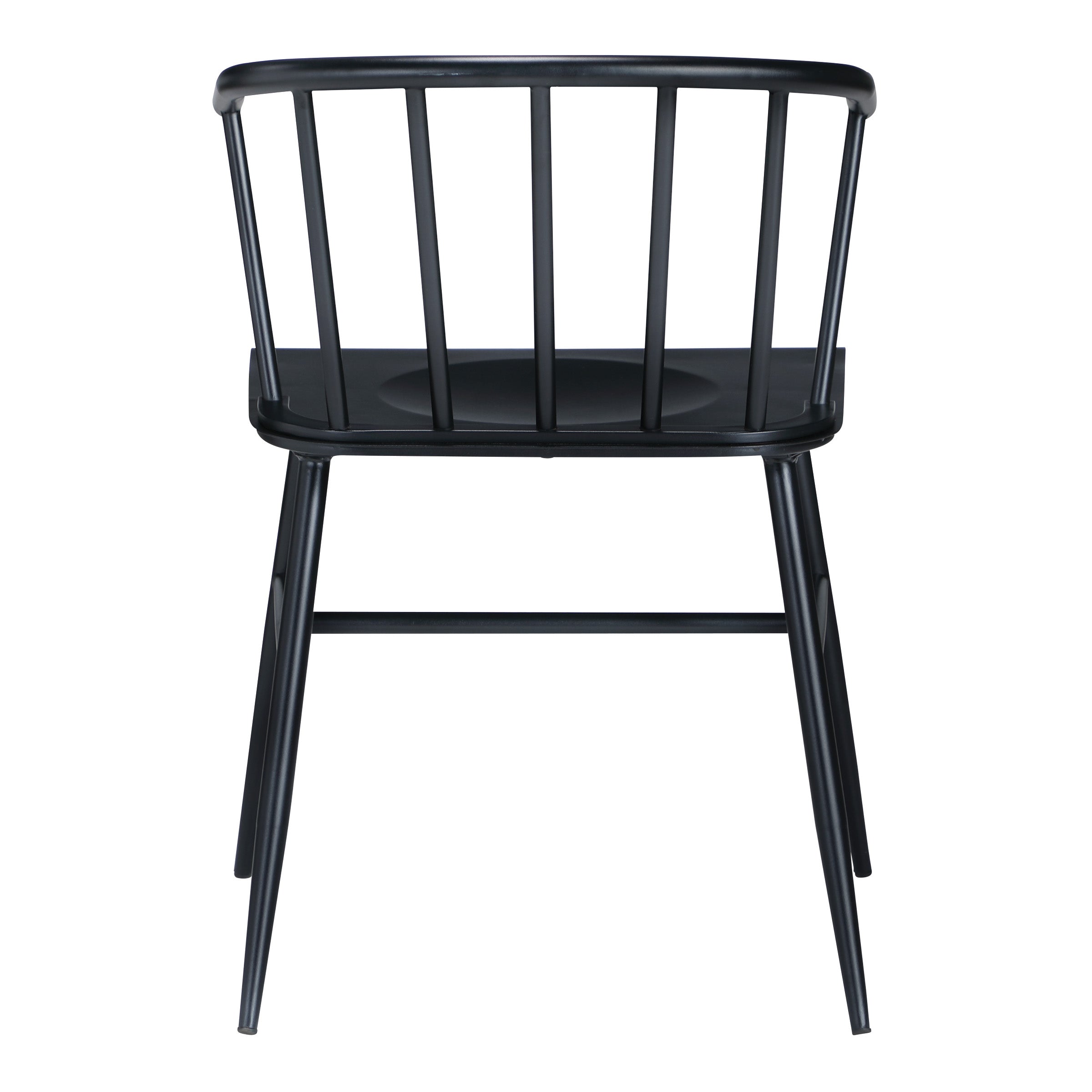 Lincoln All Metal Chair - Black