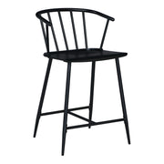 Lincoln All Metal Counter Stool - Black