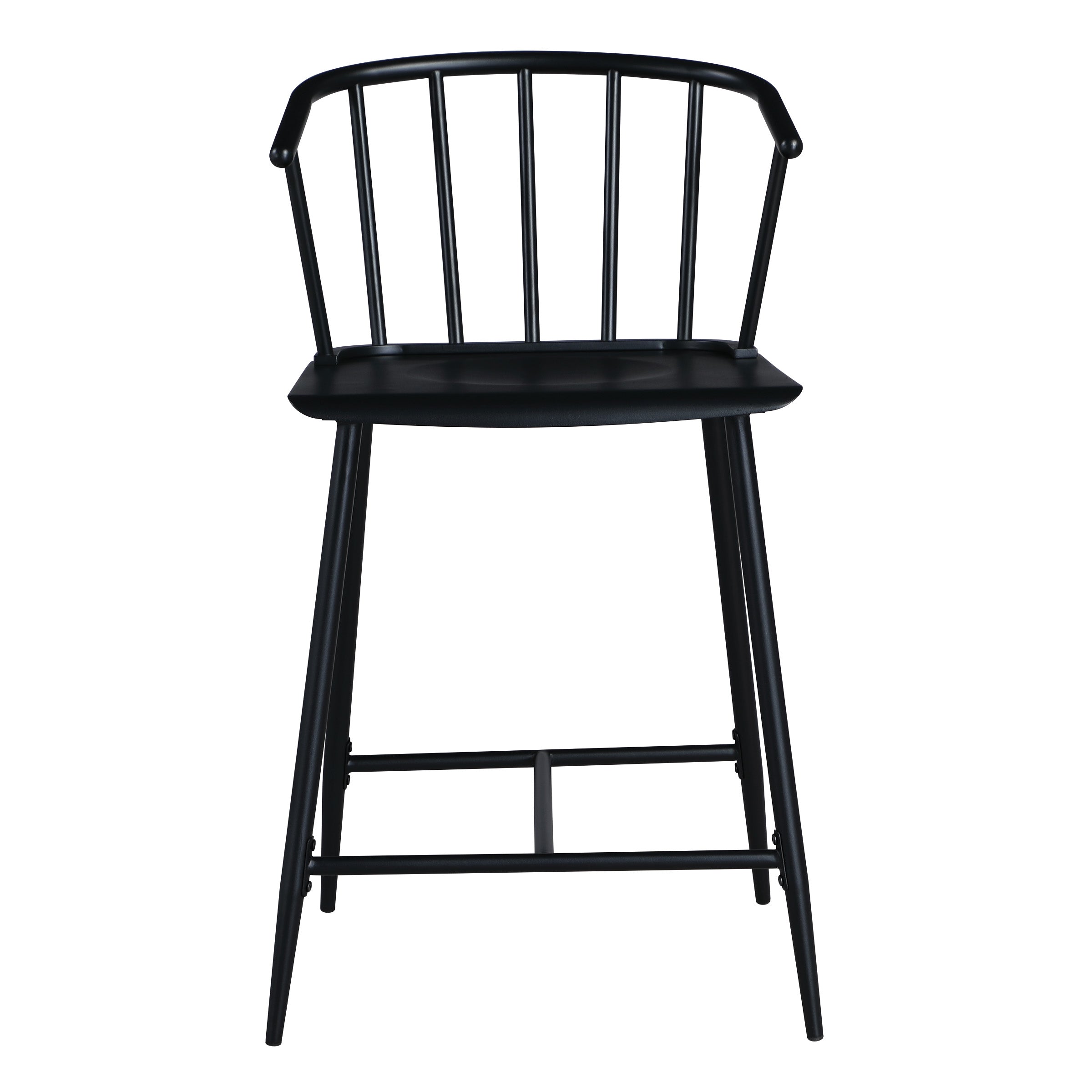 Lincoln All Metal Counter Stool - Black