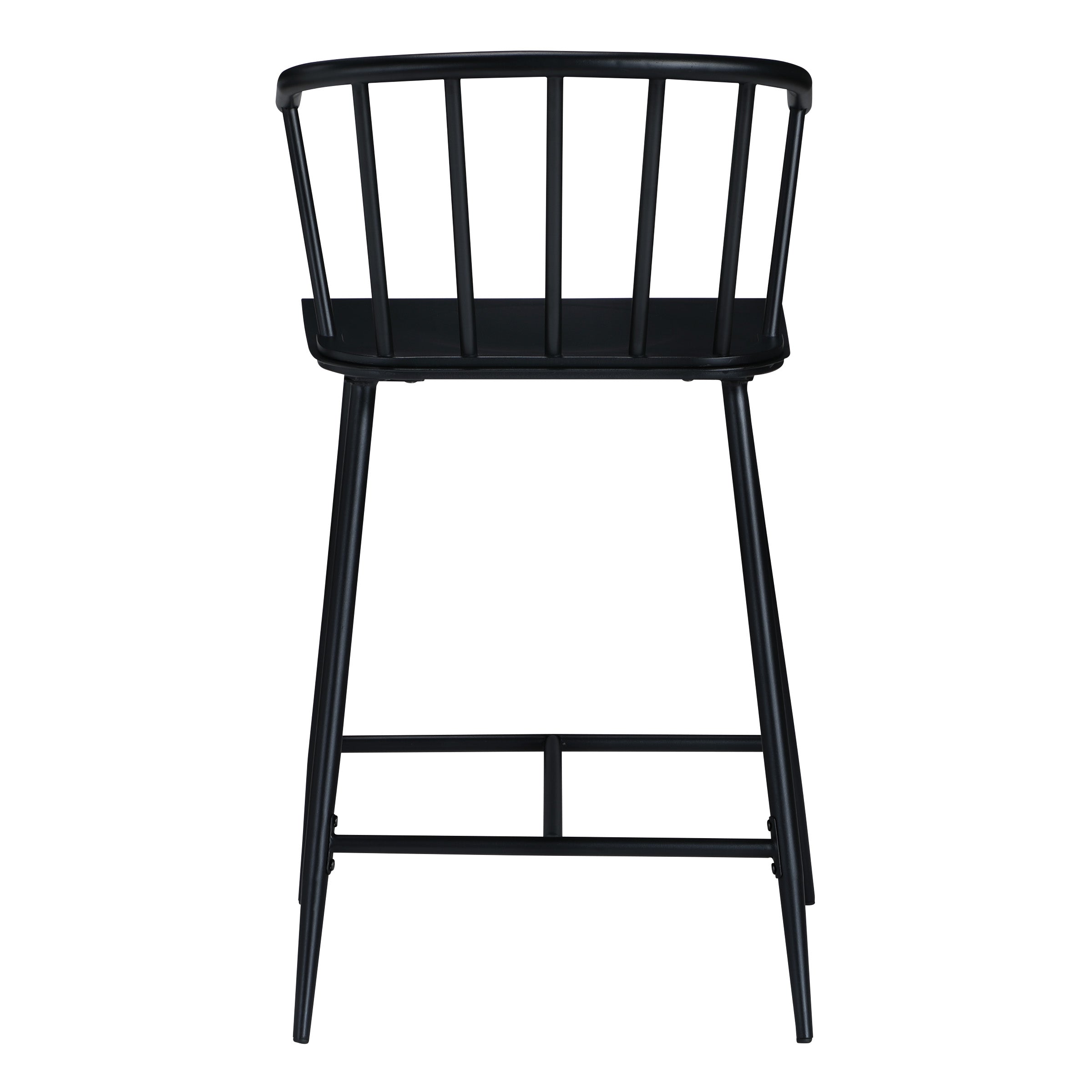Lincoln All Metal Counter Stool - Black