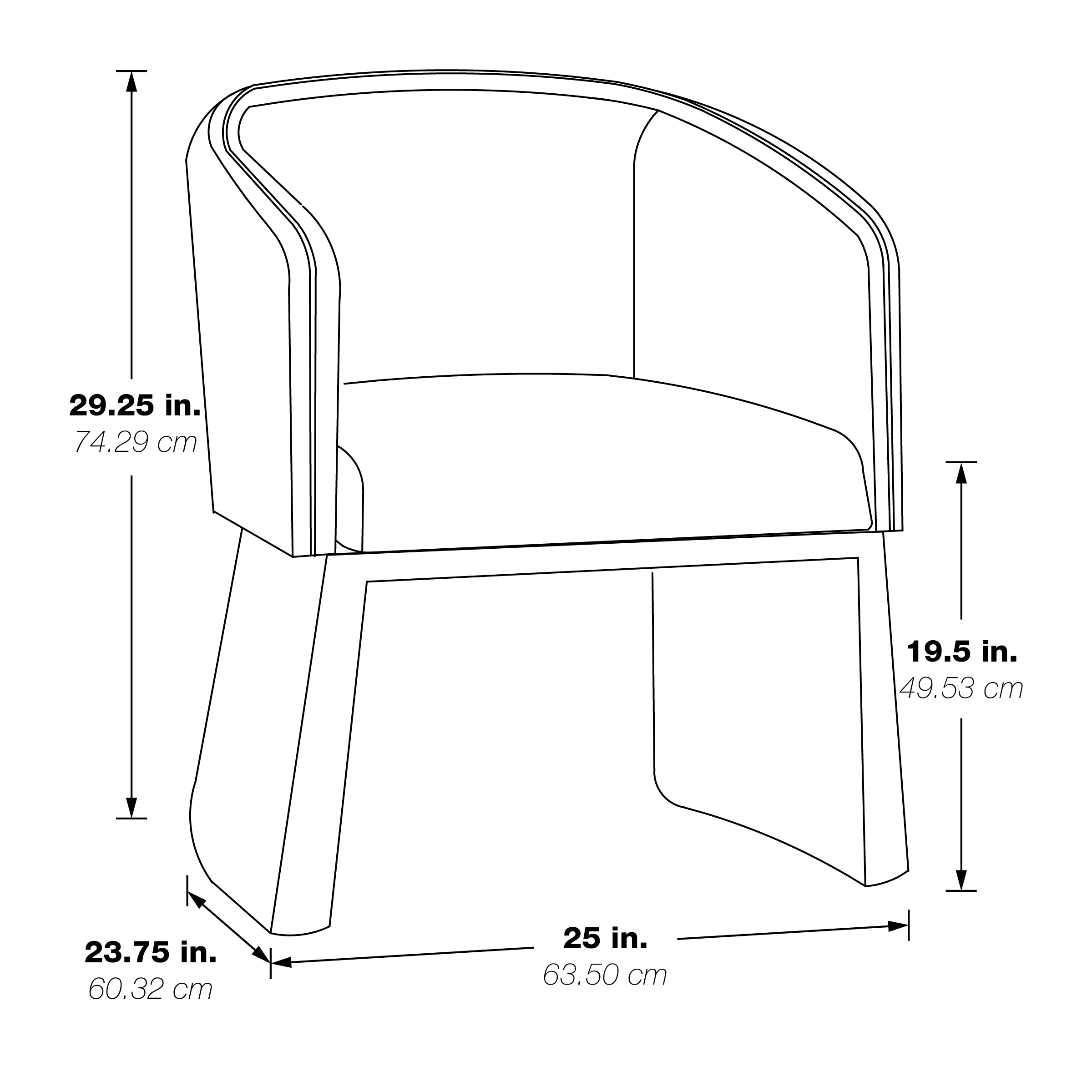 Lucas Accent Chair - Platinum
