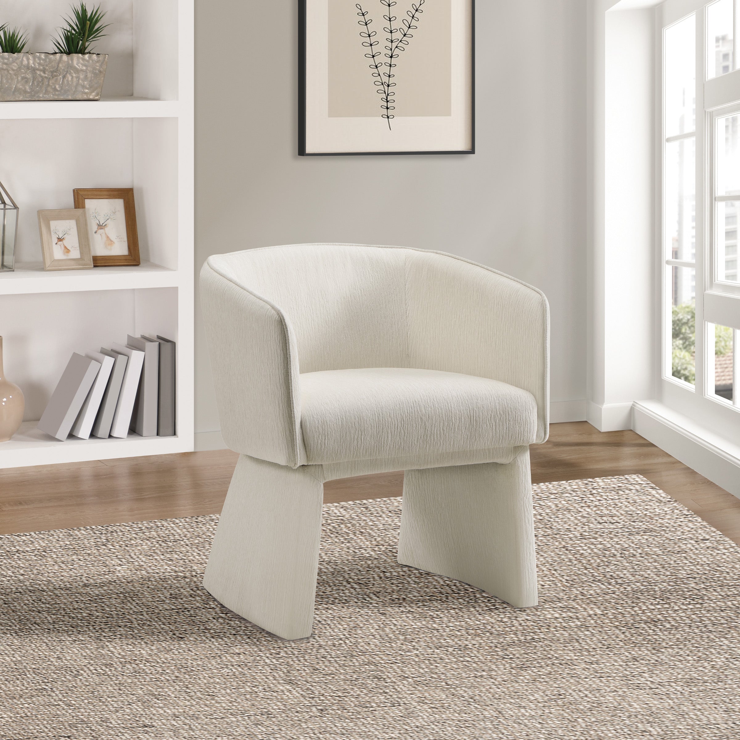 Lucas Accent Chair - Snow White