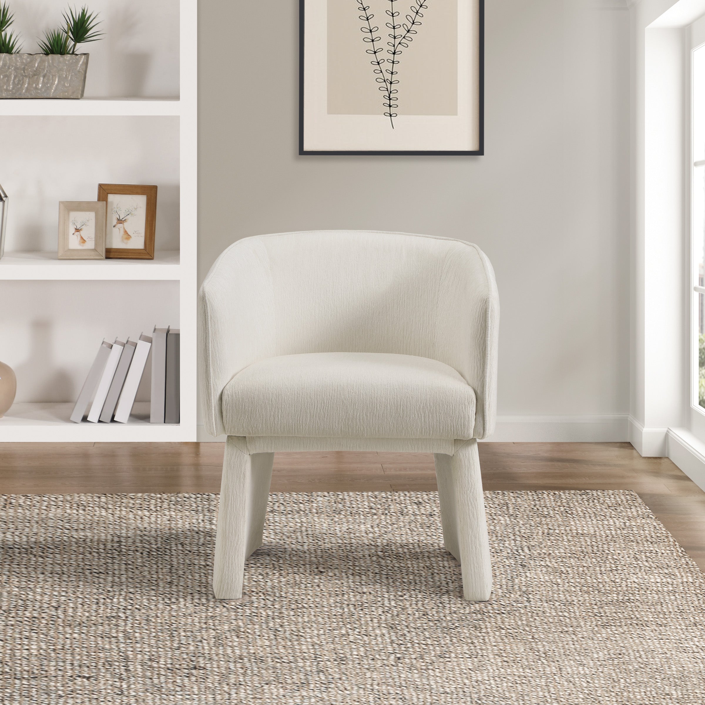 Lucas Accent Chair - Snow White
