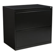 30" Wide 2 Drawer Lateral File - Black