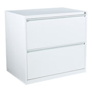 30" Wide 2 Drawer Lateral File - White