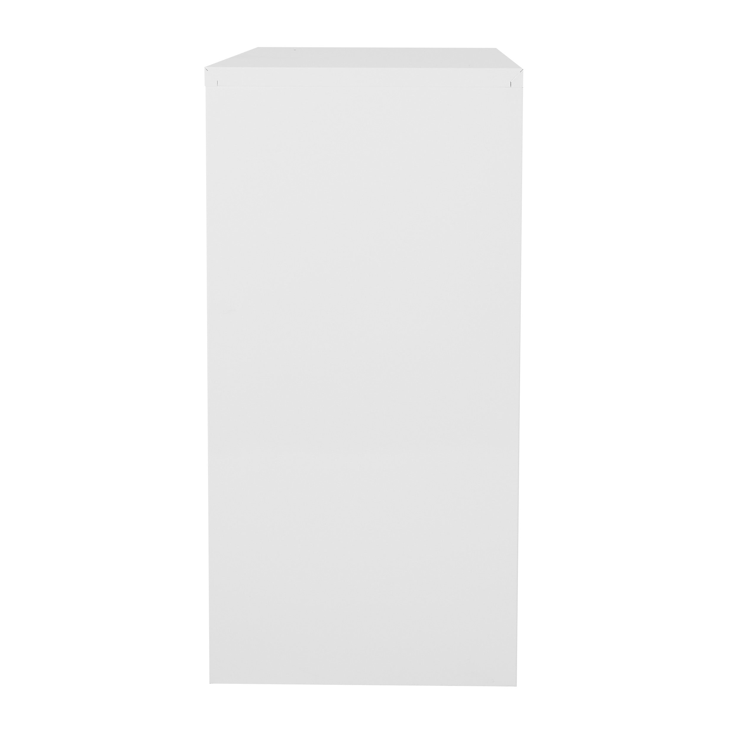 36" Wide 3 Drawer Lateral File With Core-Removeable Lock & Adjustable Glides - White