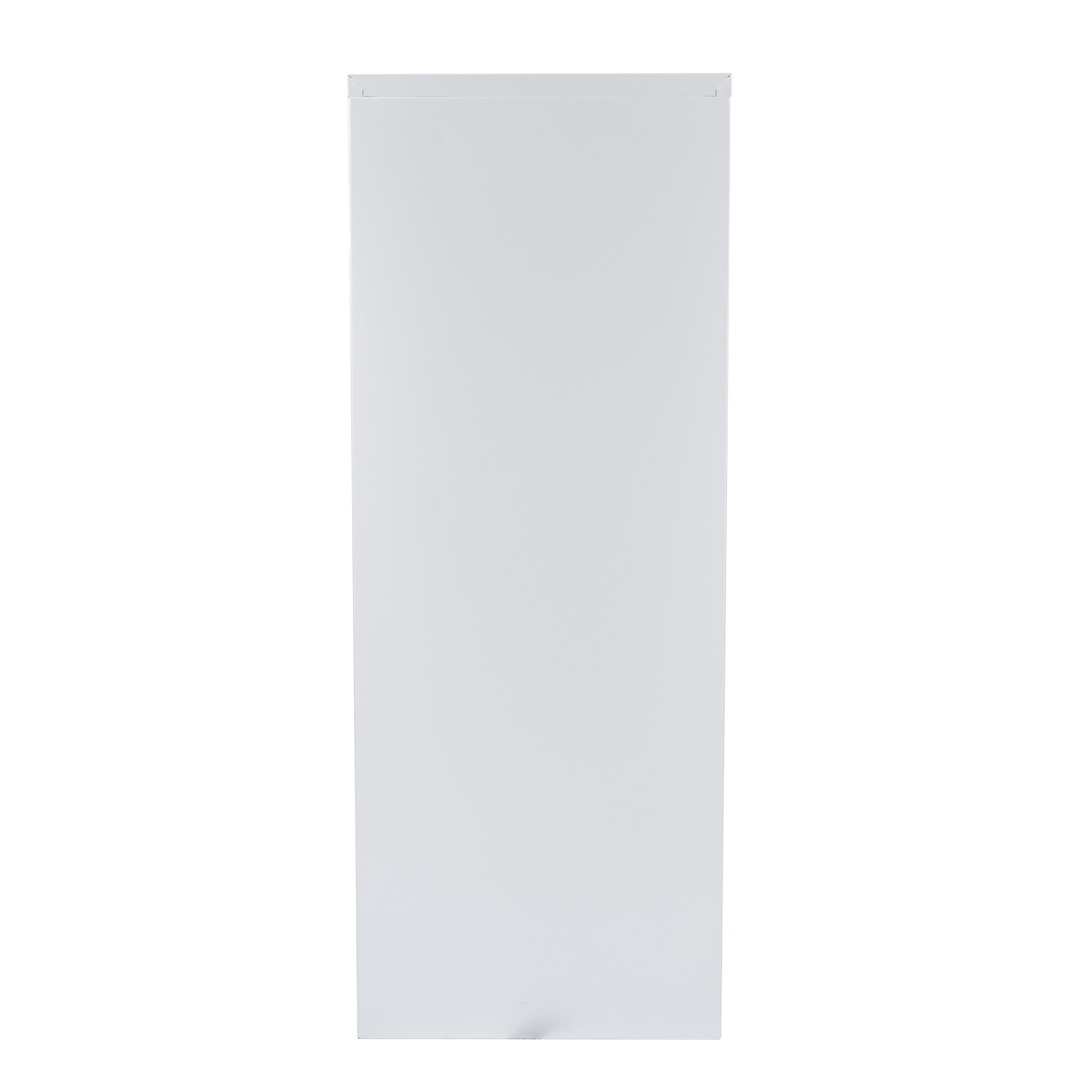 36" Wide 4 Drawer Lateral File With Core-Removeable Lock & Adjustable Glides - Silver