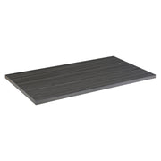 36" Wide Laminate Top- Wide Lateral - Slate Grey