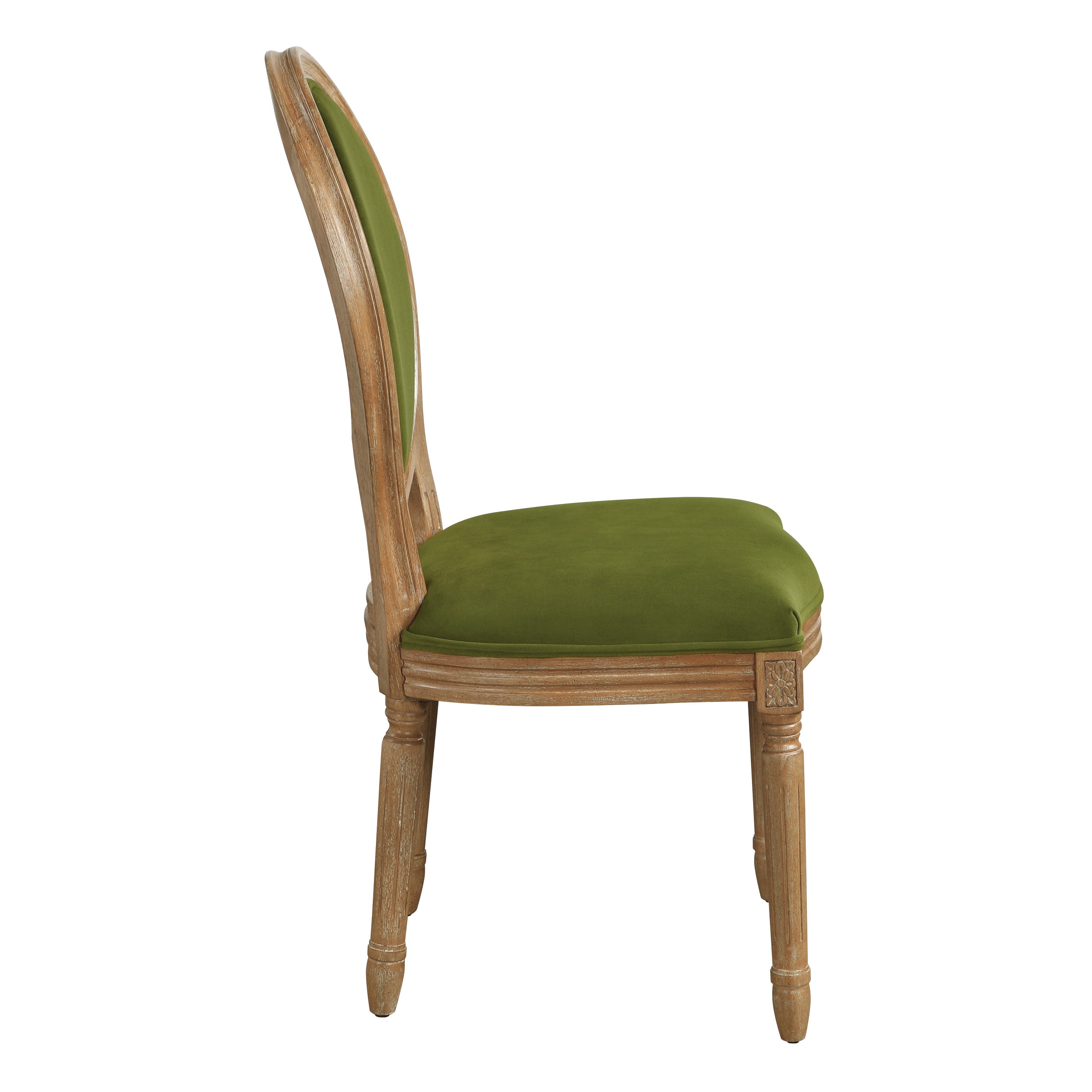 Lillian Oval Back Chair - Moss