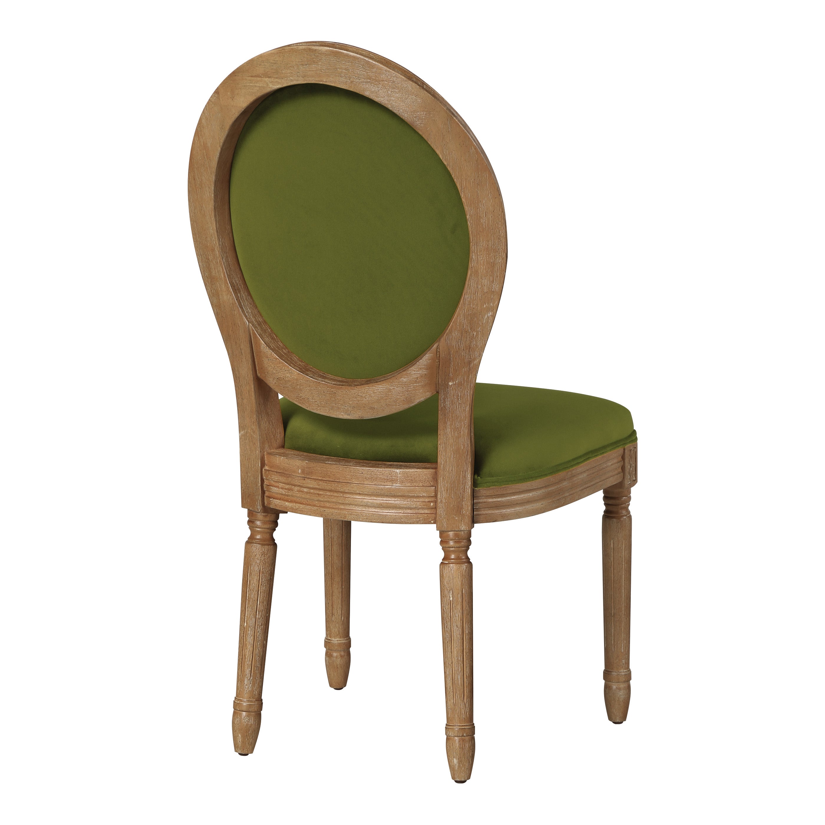 Lillian Oval Back Chair - Moss