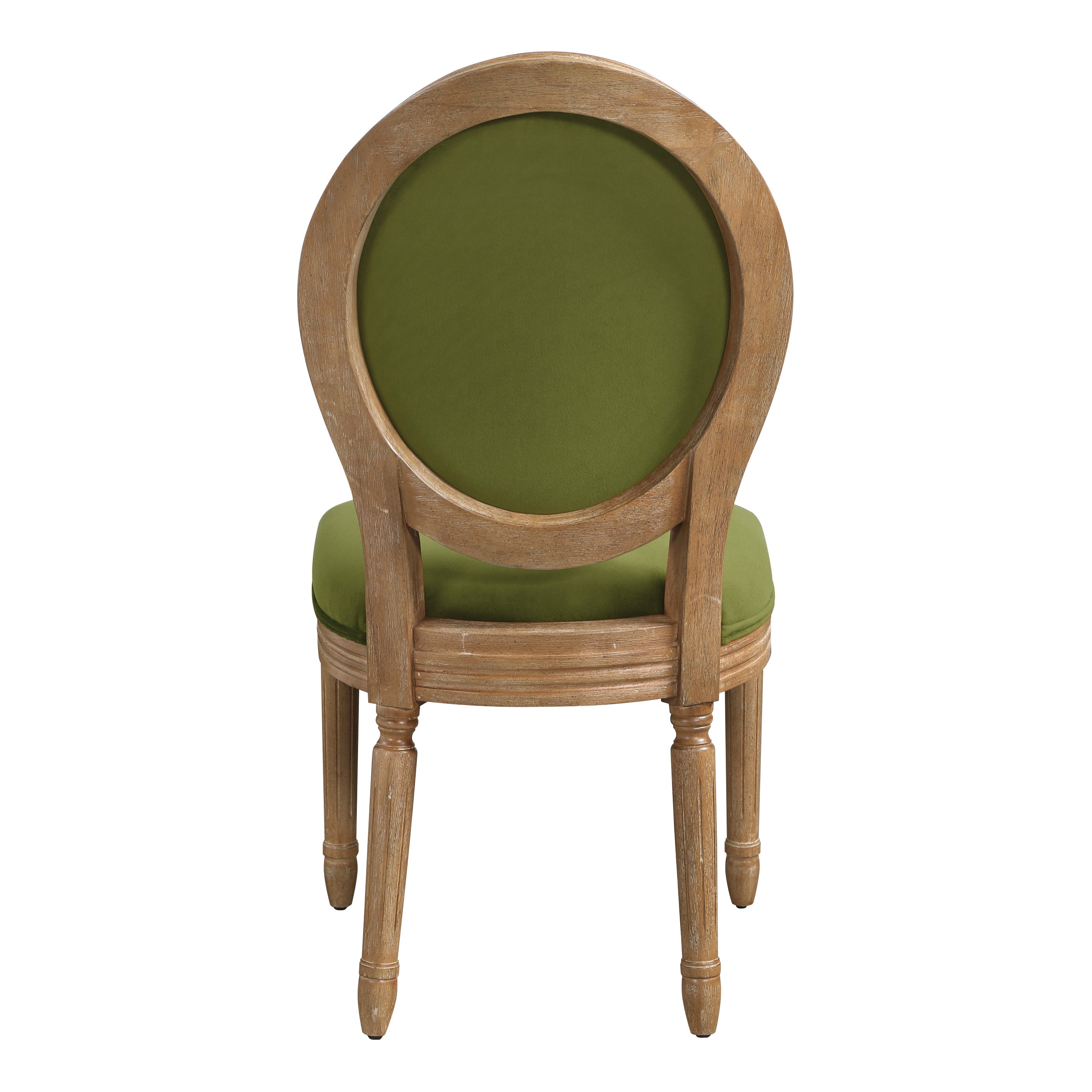 Lillian Oval Back Chair - Moss