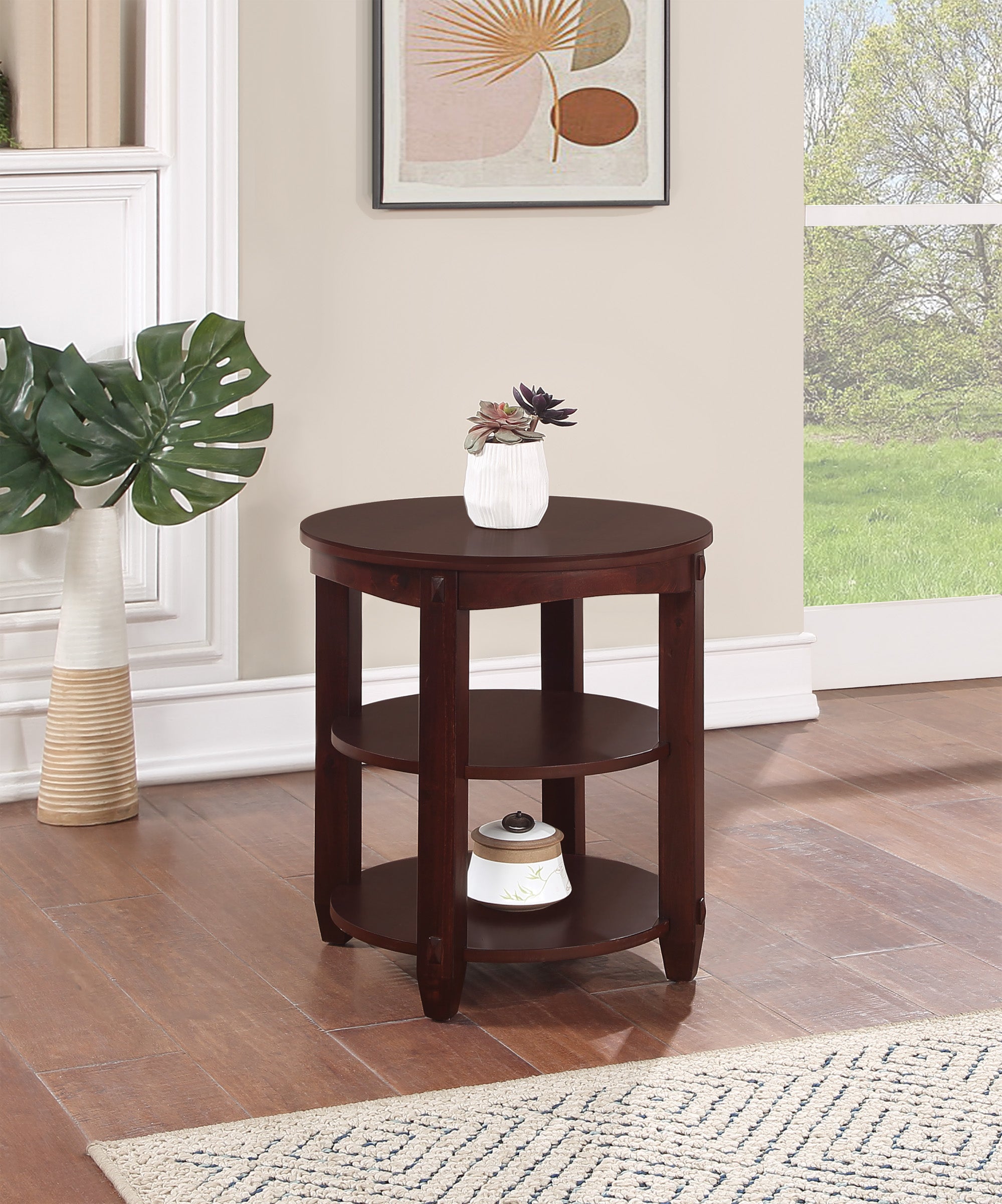 Lane End Table - Espresso