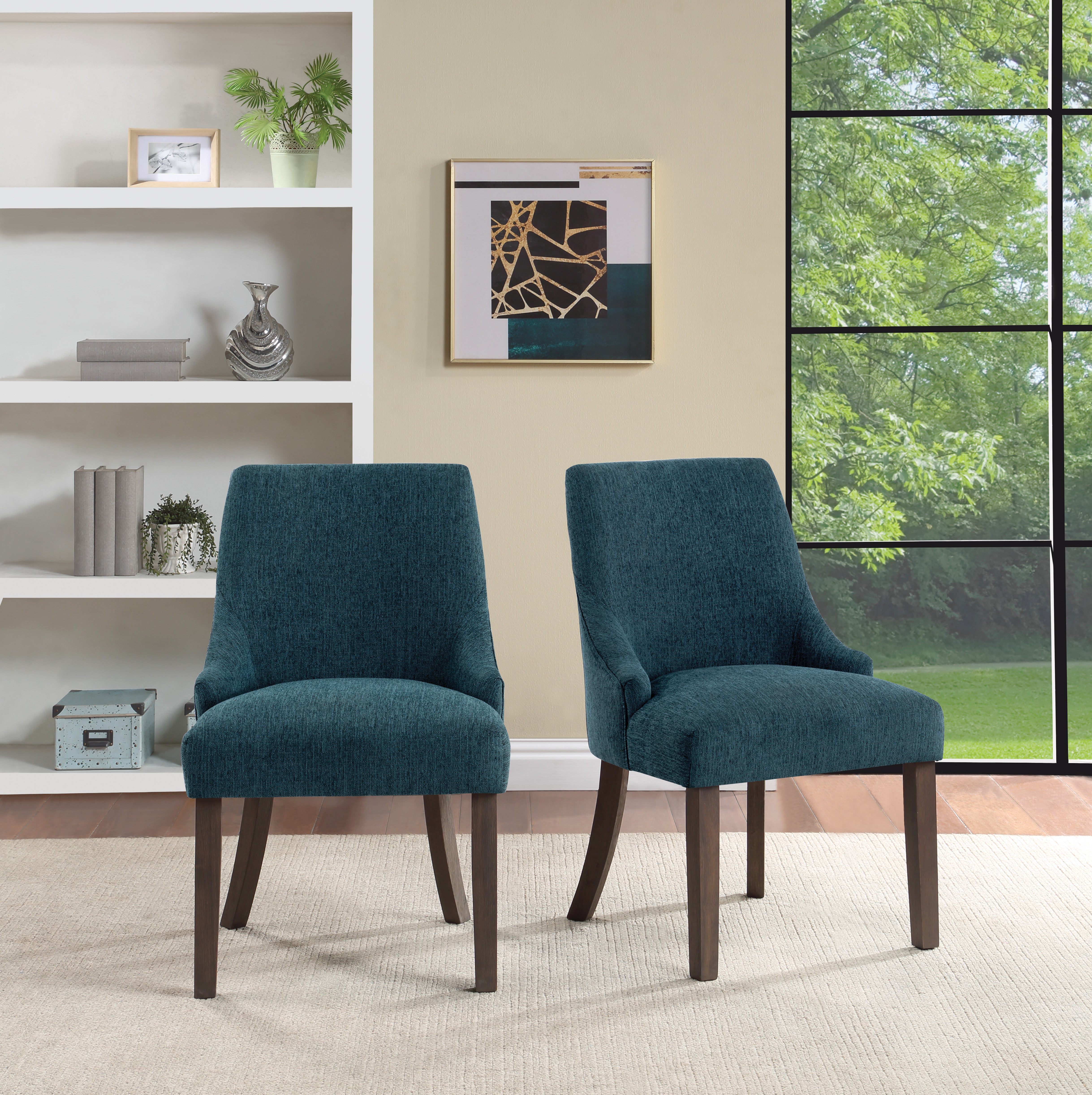 Leona Dining Chair 2-PK - Blue